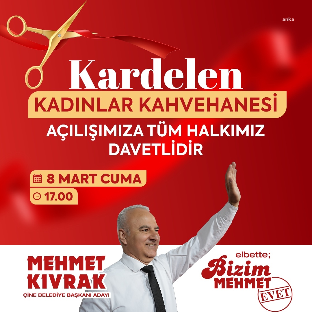 ÇİNE BELEDİYE BAŞKANI KIVRAK’TAN ÇİNELİ KADINLARA 8 MART MÜJDESİ