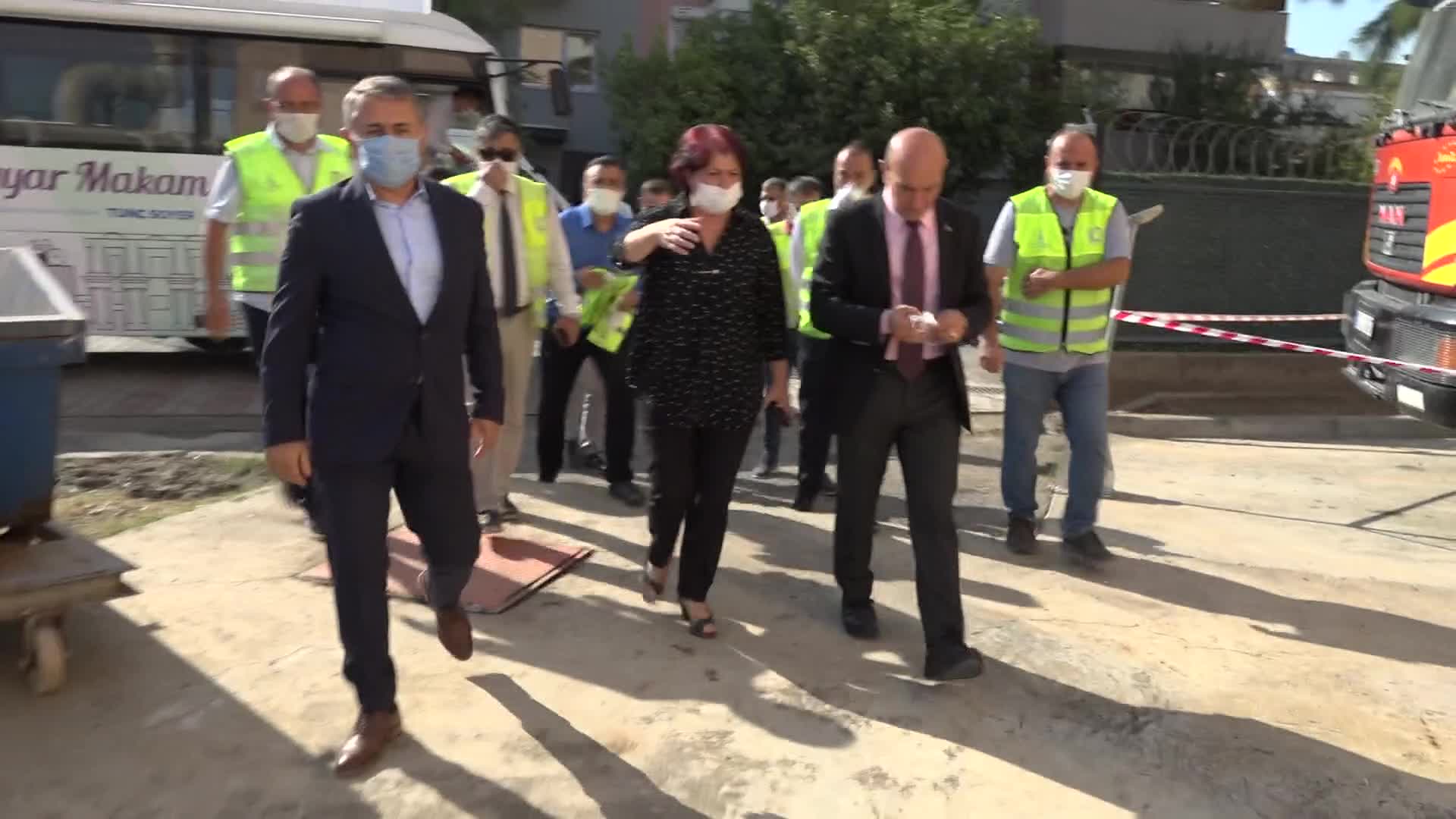 TUNÇ SOYER BAYRAKLI ATIKSU POMPA İSTASYONU’NU İNCELEDİ