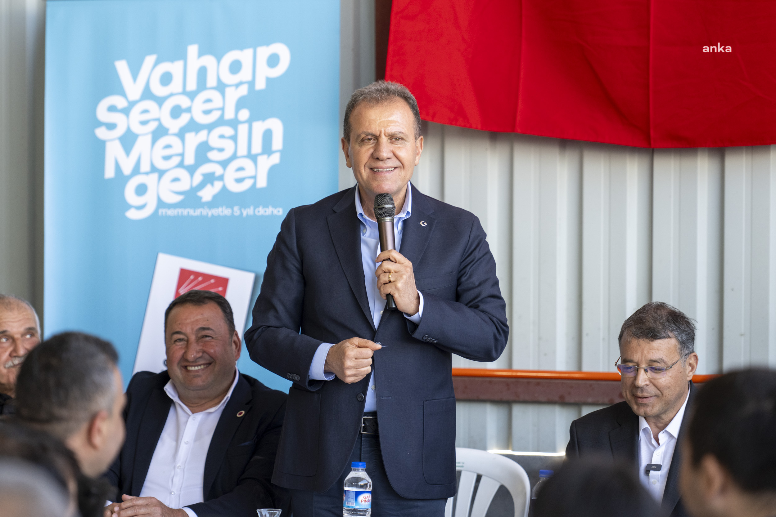 VAHAP SEÇER, SİLİFKE YENİ SANAYİ ESNAFI İLE BULUŞTU