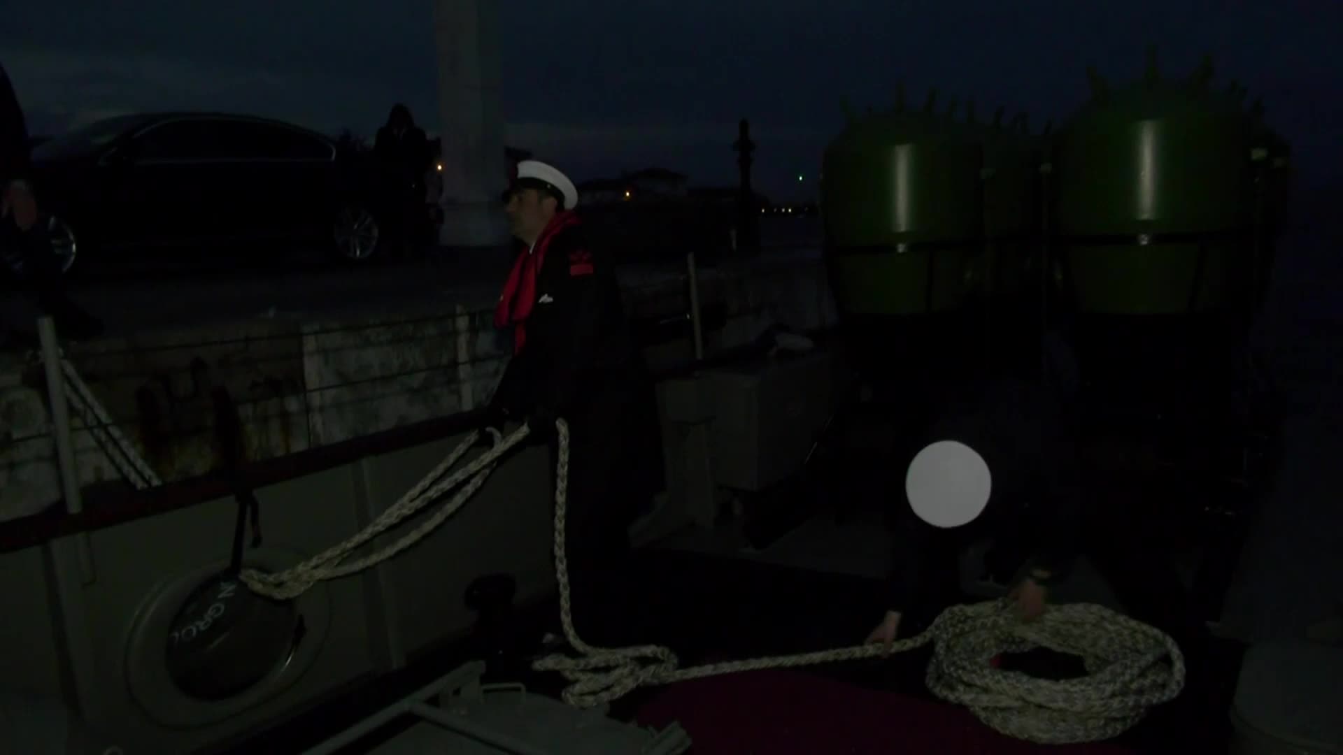 TARİHİ MAYINLAMA ÇANAKKALE'DE ANILDI... NUSRET MAYIN GEMİSİ 109 YIL SONRA AYNI ROTADA