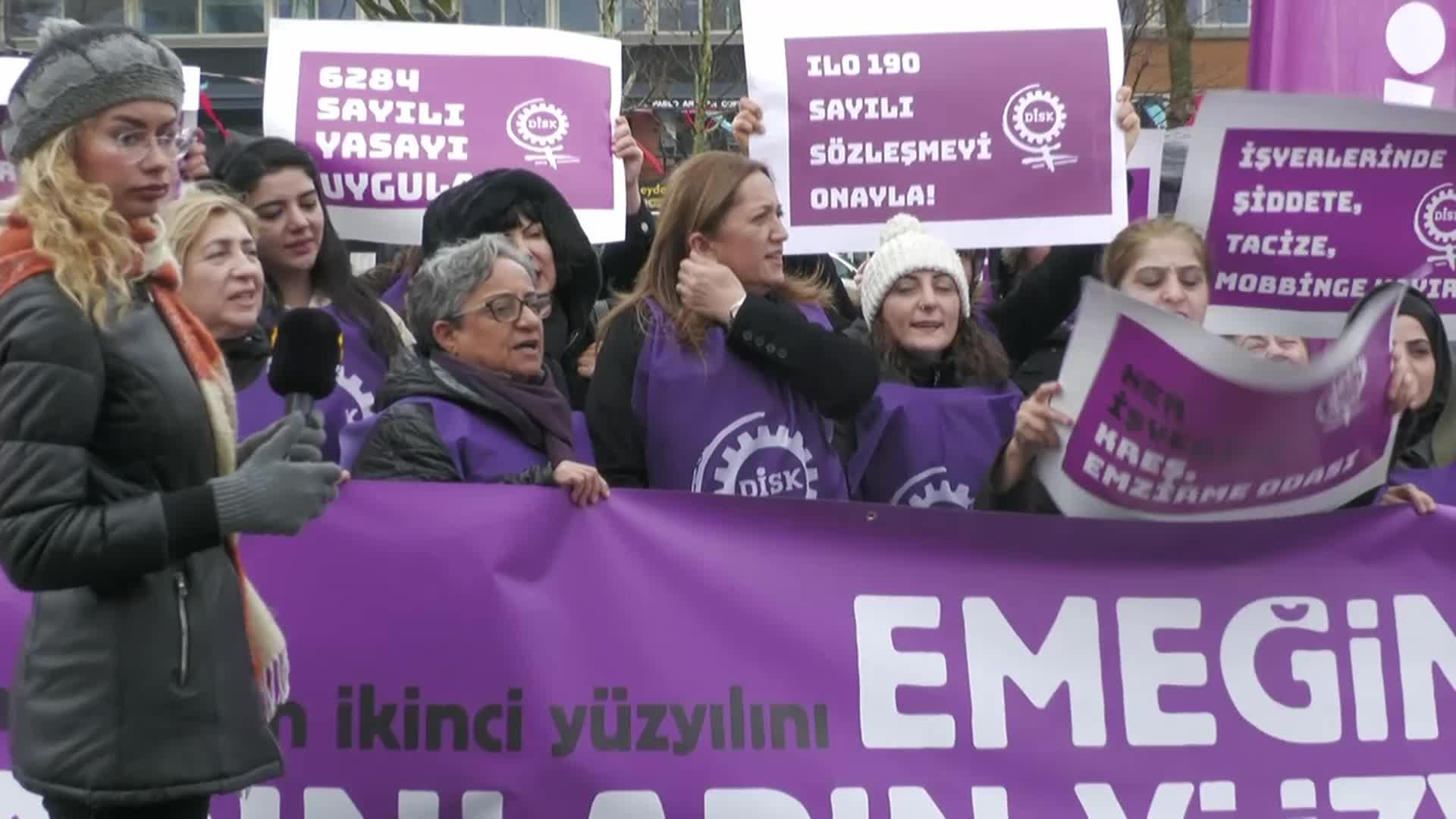 DİSK'TEN KADINLARA SENDİKALI OLMA ÇAĞRISI