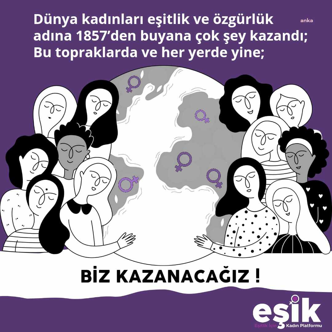 EŞİK PLATFORMU: "'AİLEYİ KORUMA' YALANINA SIĞINARAK, KADINLARI KİMLİKSİZLEŞTİRMEYE VE REİSLİ, ATAERKİL AİLE MODELİNİ KALICI HALE GETİRMEYE ÇALIŞIYORLAR"
