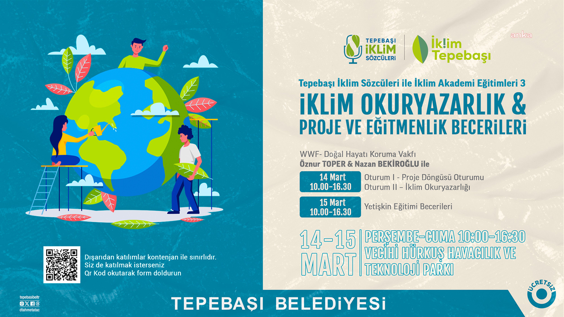TEPEBAŞI BELEDİYESİ İKLİM SÖZCÜLERİ İLE AKADEMİ EĞİTİMLERİ DEVAM EDİYOR