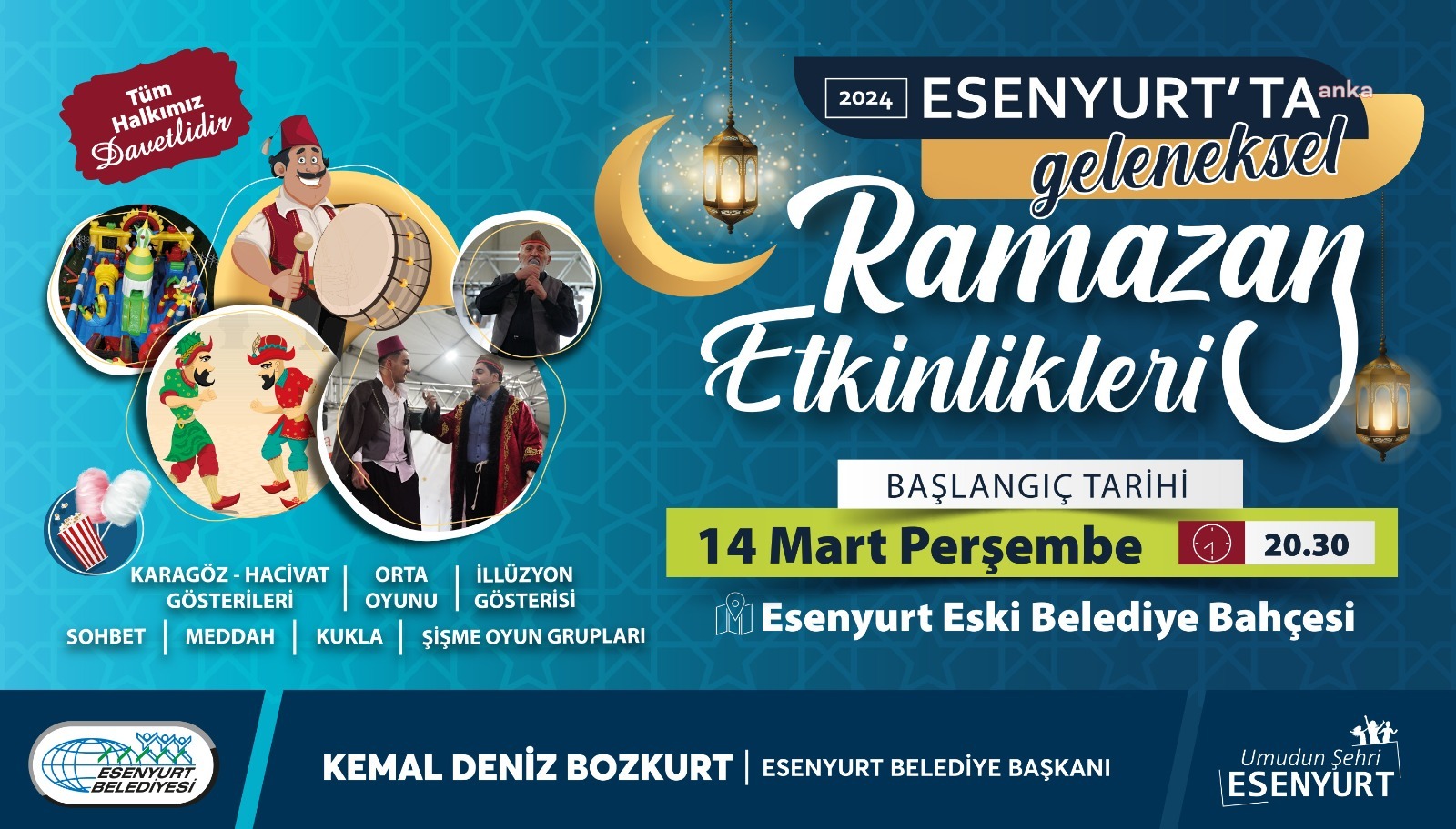 ESENYURT’TA GELENEKSEL RAMAZAN ETKİNLİKLERİ BAŞLIYOR