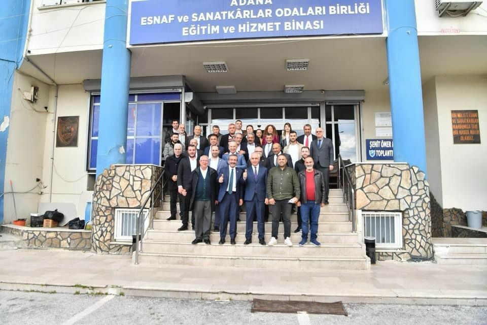 ÇUKUROVA BELEDİYE BAŞKANI ÇETİN’DEN, ADANA ESNAF VE SANATKARLAR ODASI BİRLİĞİ’NE ZİYARET