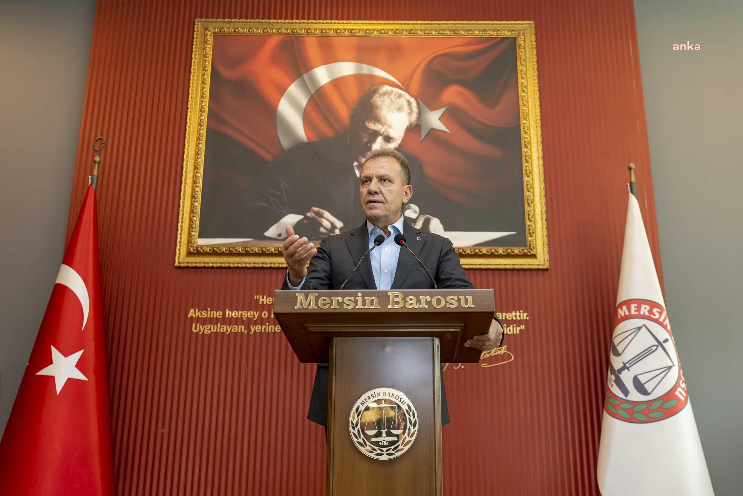 VAHAP SEÇER'DEN MERSİN BAROSU'NA ZİYARET