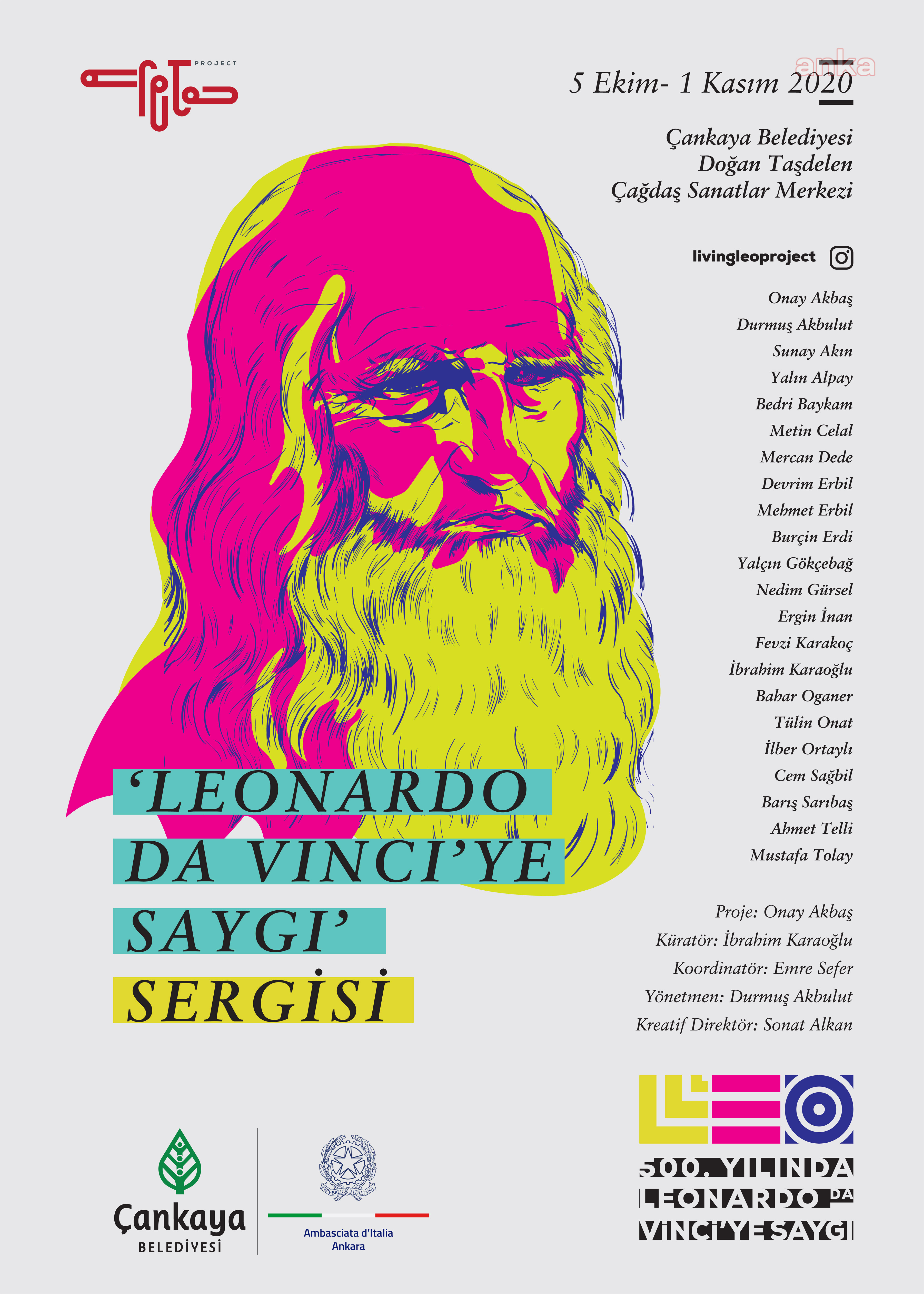LEONARDO DA VİNCİ'YE SAYGI SERGİSİ ÇANKAYA’DA