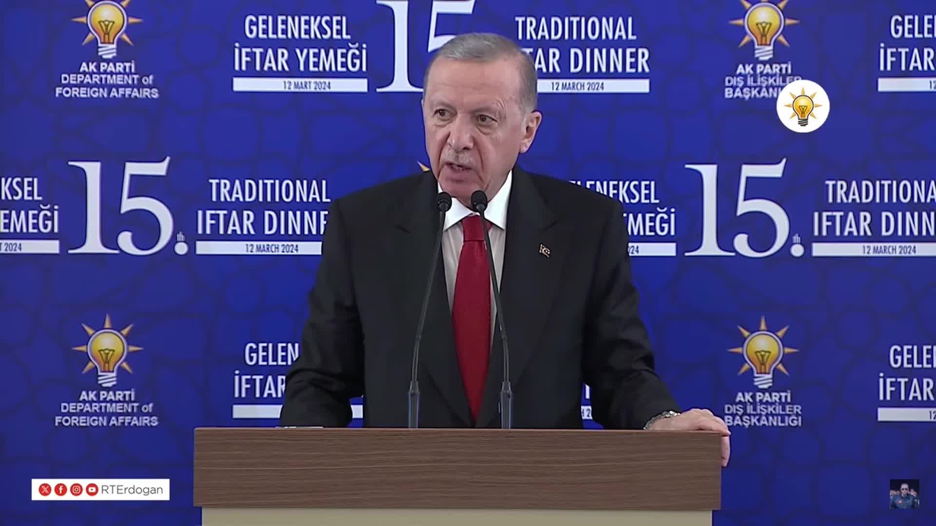 CUMHURBAŞKANI: "KARGO UÇAKLARI BATI'DAN TEL-AVİV'E SİLAH TAŞIRKEN YASAK SAVMA KABİLİNDEN KURULAN CÜMLELERİN HİÇBİR ANLAMI YOKTUR"