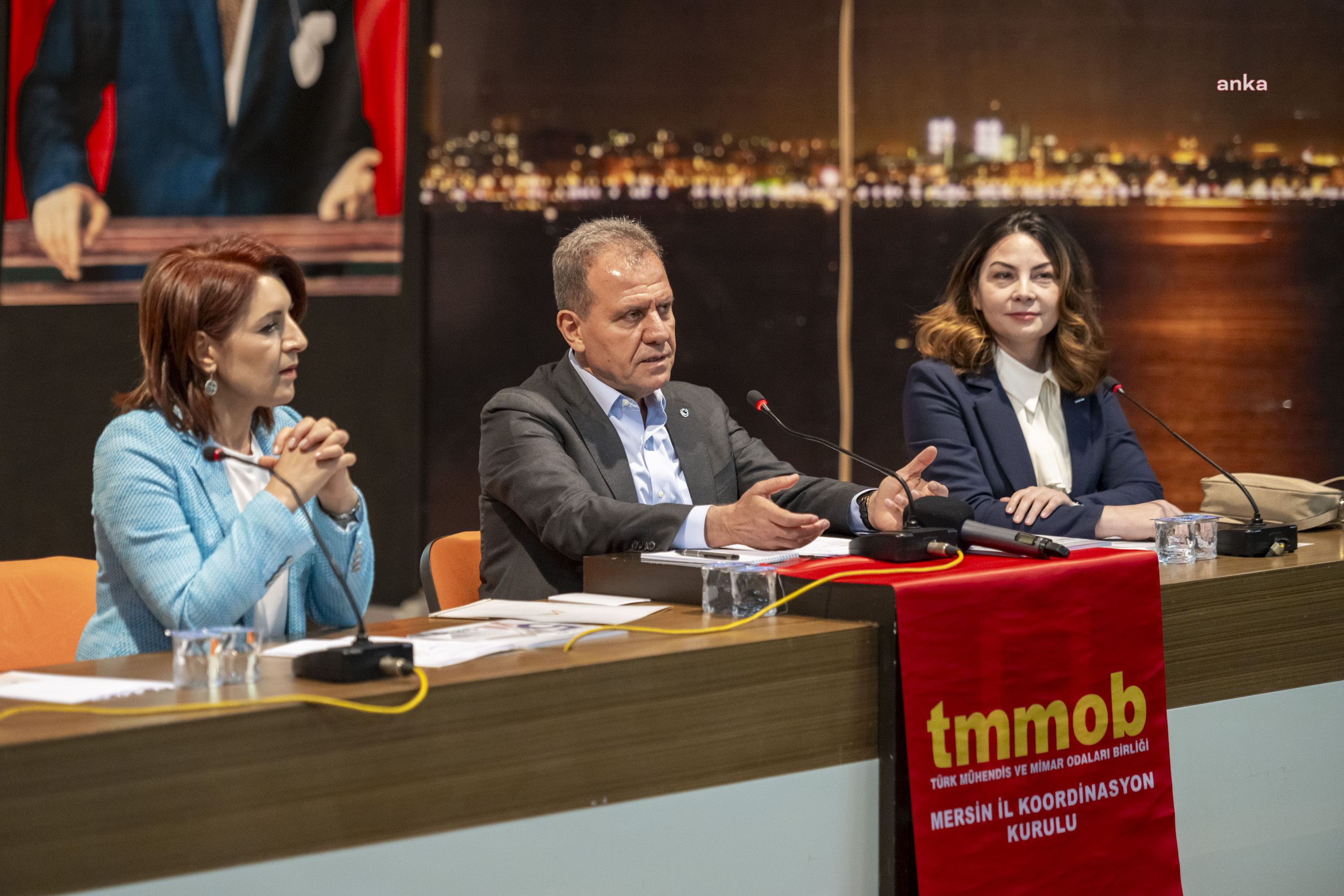 VAHAP SEÇER, TMMOB İKK ÜYELERİYLE BİR ARAYA GELDİ