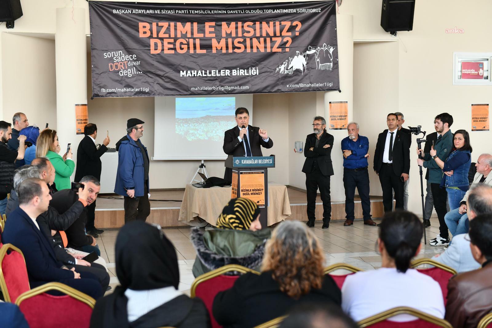 CEMİL TUGAY KENTSEL DÖNÜŞÜM MAĞDURLARIYLA BULUŞTU