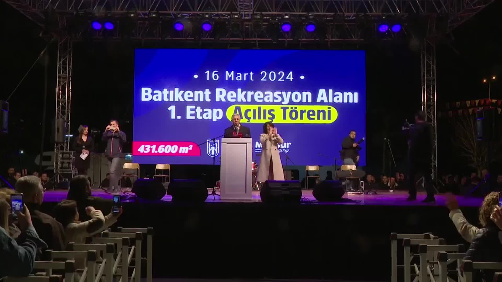 MANSUR YAVAŞ, BATIKENT REKREASYON ALANI 1. ETAP AÇILIŞINI YAPTI: "HAYALİ HİÇBİR PROJEMİZ OLMADI"