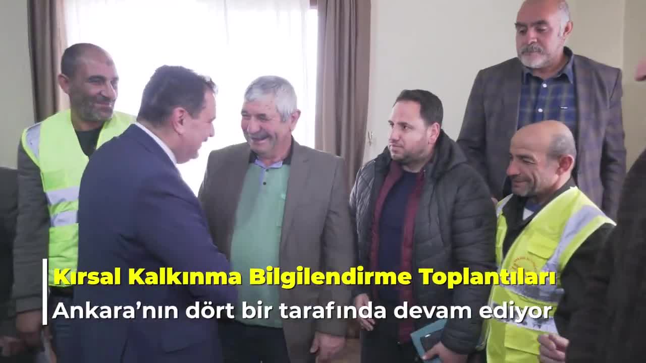 ANKARA BÜYÜKŞEHİR BELEDİYESİ’NİN “KIRSAL KALKINMA BİLGİLENDİRME TOPLANTILARI” DEVAM EDİYOR