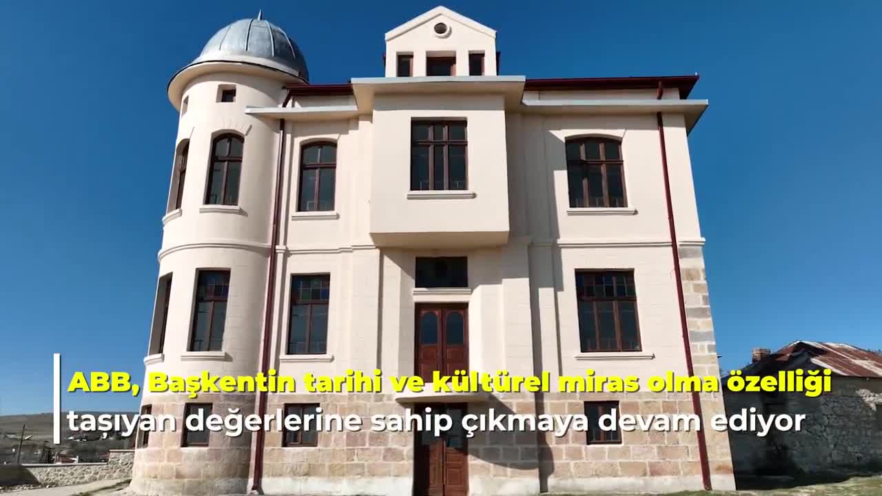 ANKARA BÜYÜKŞEHİR BELEDİYESİ GÖLBAŞI HALLAÇLI MEHMET AĞA KONAĞI’NDA RESTORASYON ÇALIŞMALARINI TAMAMLADI