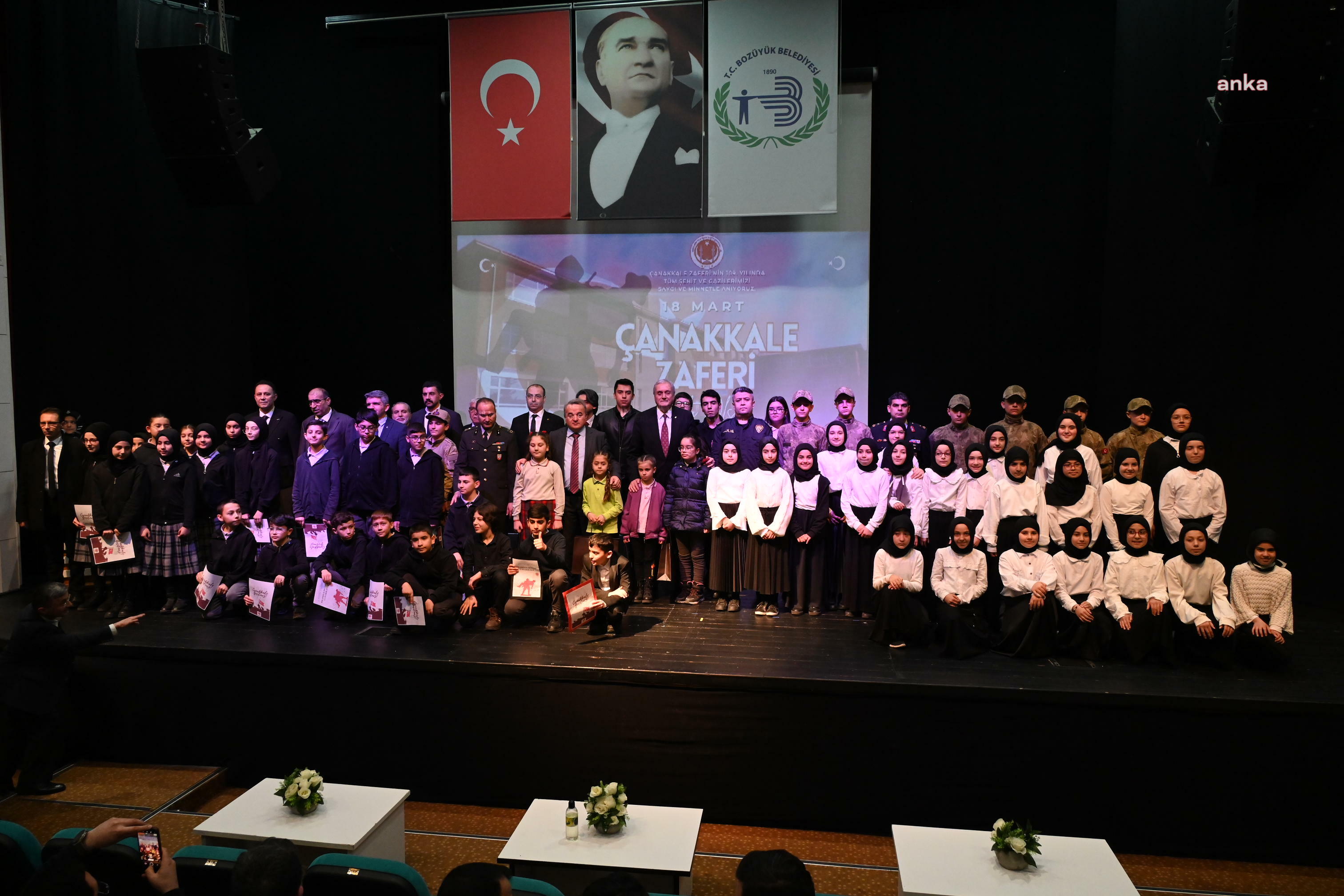 BOZÜYÜK’TE ÇANAKKALE ZAFERİ’NİN 109. YIL DÖNÜMÜ TÖRENLERLE KUTLANDI