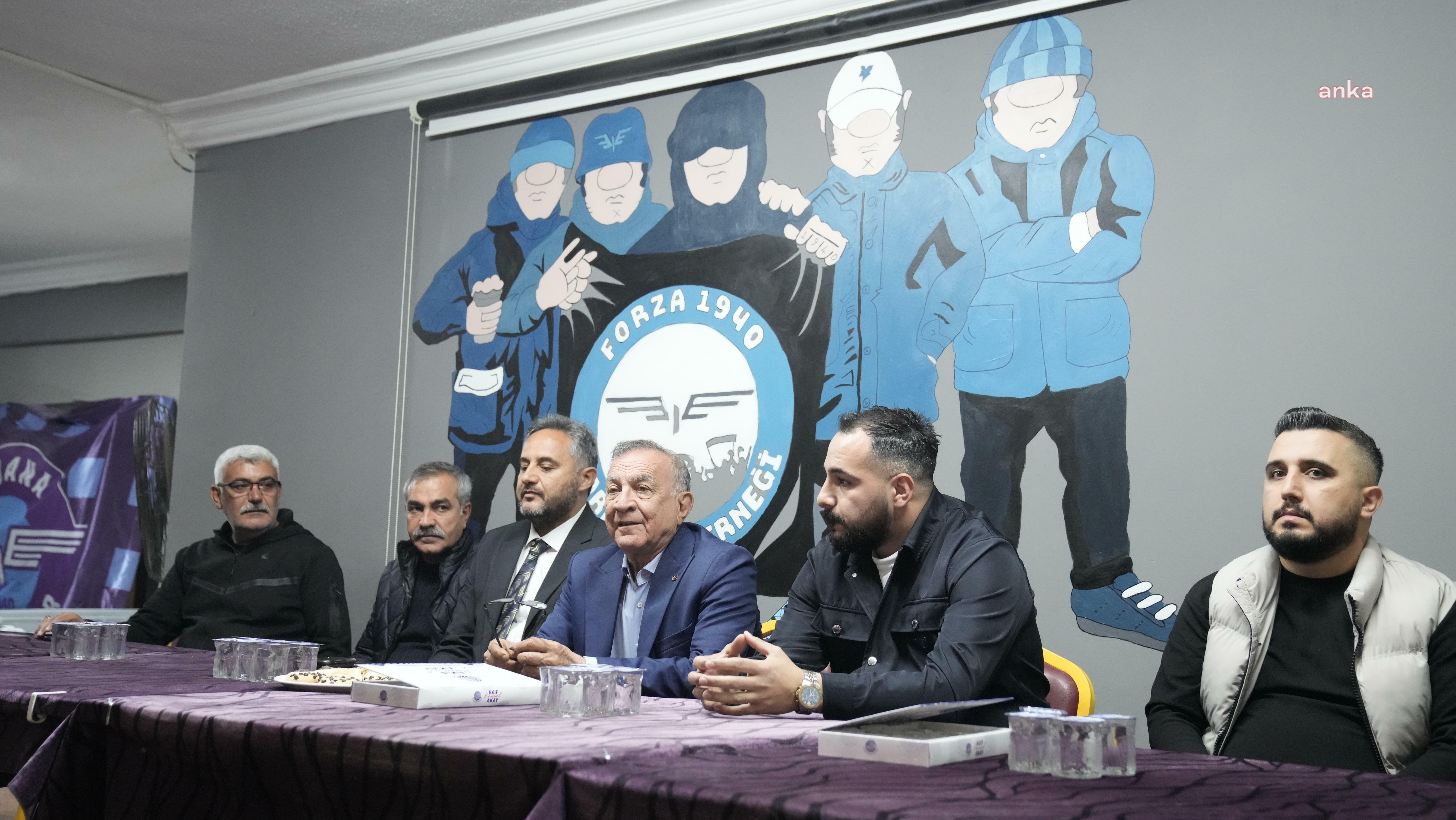 SEYHAN BELEDİYE BAŞKANI AKAY’DAN FORZA 1940 TARAFTAR DERNEĞİ’NE ZİYARET