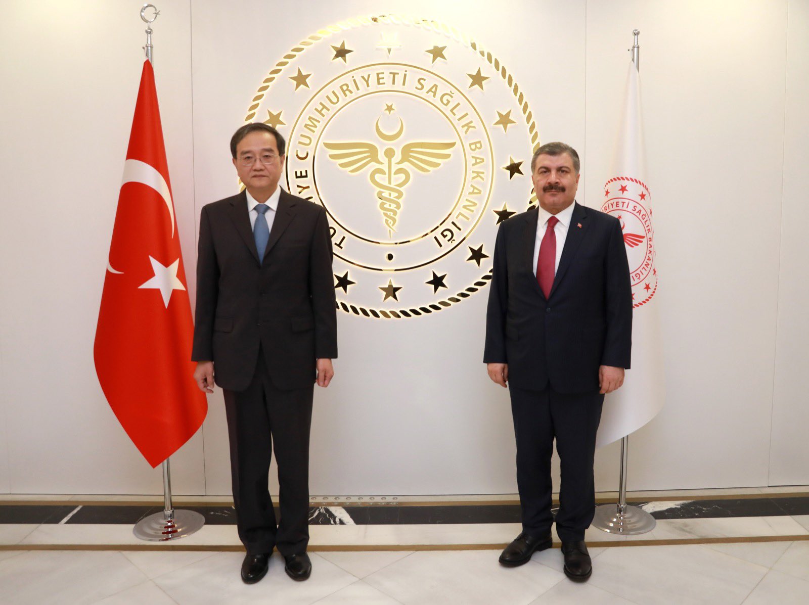 BAKAN KOCA, ÇİN ELÇİSİYLE GÖRÜŞTÜ