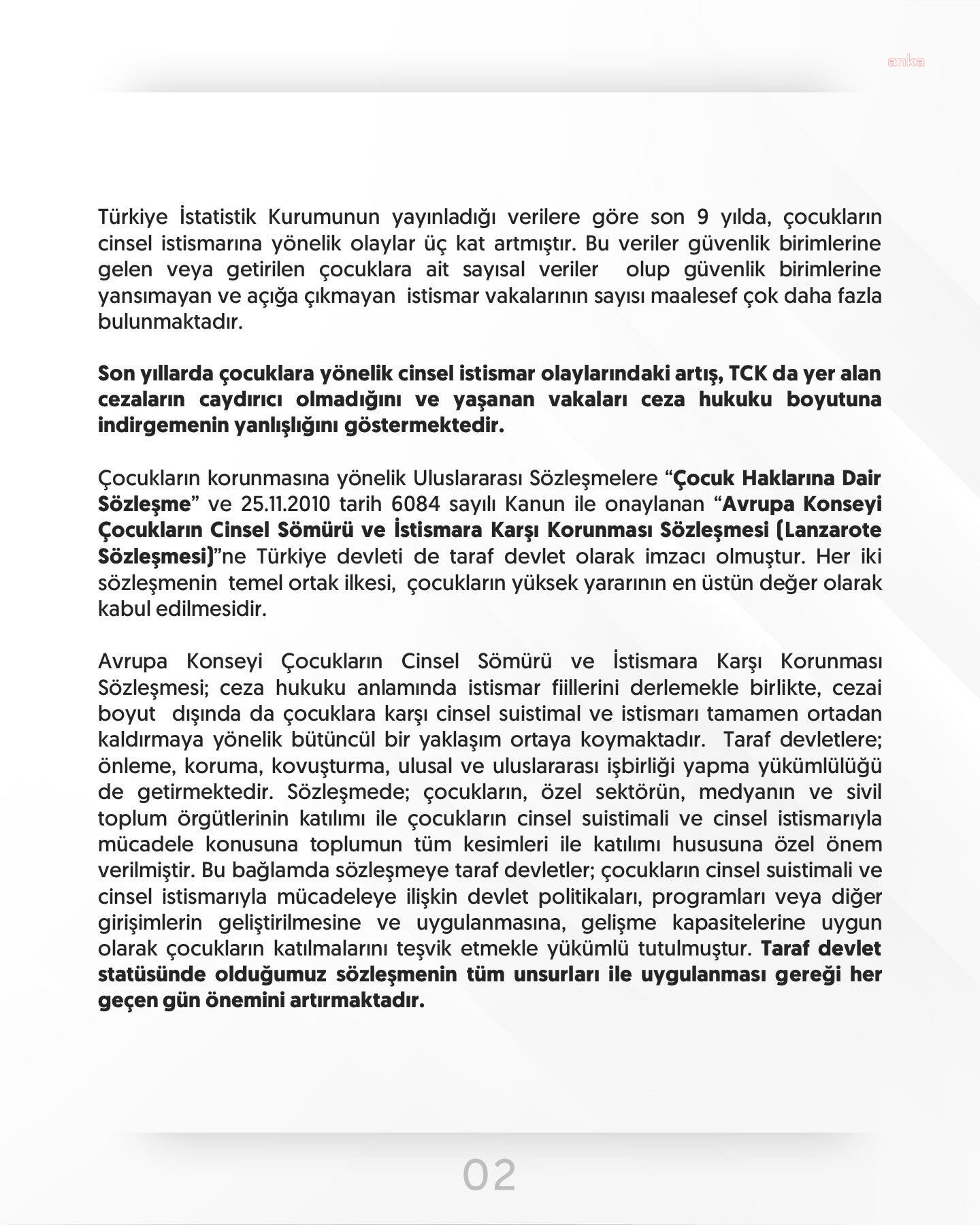 81 İL BAROSUNDAN ORTAK AÇIKLAMA:  ÇOCUĞUN CİNSEL İSTİSMARINA HEP BİRLİKTE DUR DİYELİM!