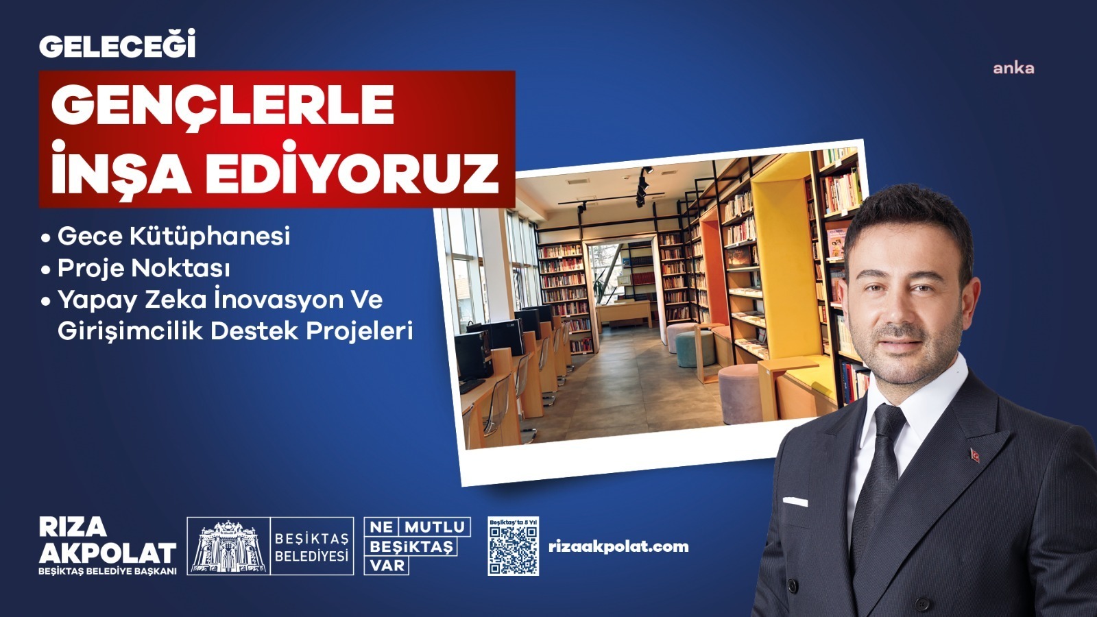 BEŞİKTAŞ BELEDİYESİ'NDEN GELECEK DÖNEM İÇİN GENÇLERE YÖNELİK YENİ PROJELER