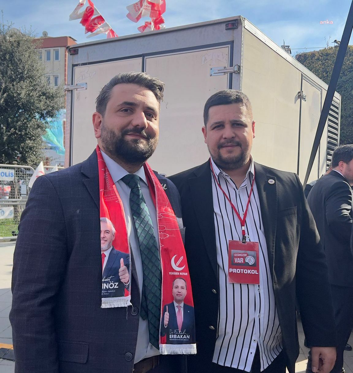YERLİ VE MİLLİ PARTİ İSTANBUL İL BAŞKANI VATANSEVER, YENİDEN REFAH PARTİSİNİN MİTİNGİNE KATILDI