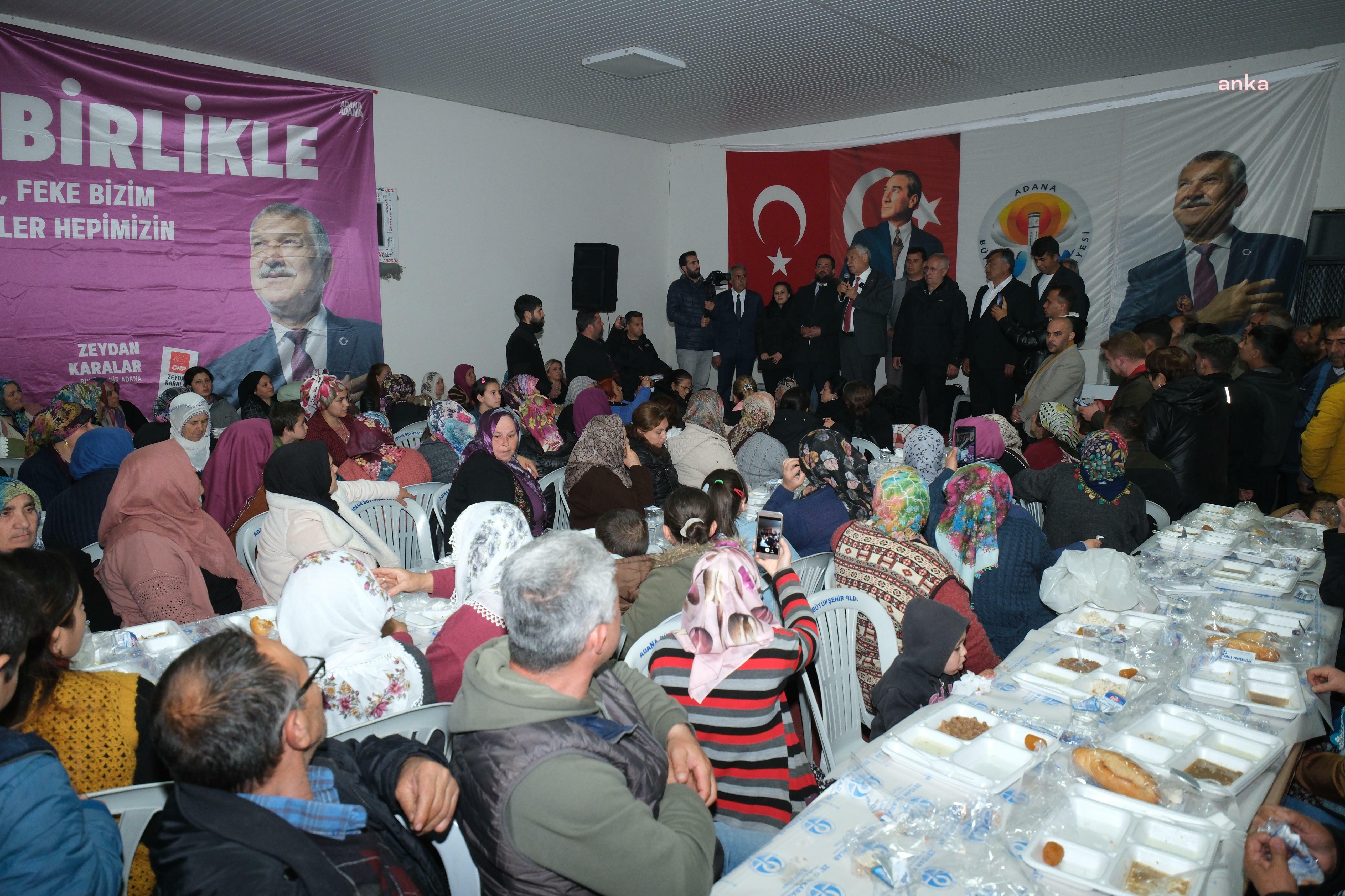ADANA BÜYÜKŞEHİR BELEDİYE BAŞKANI KARALAR’DAN FEKE’NİN KÖYLERİNE ZİYARET