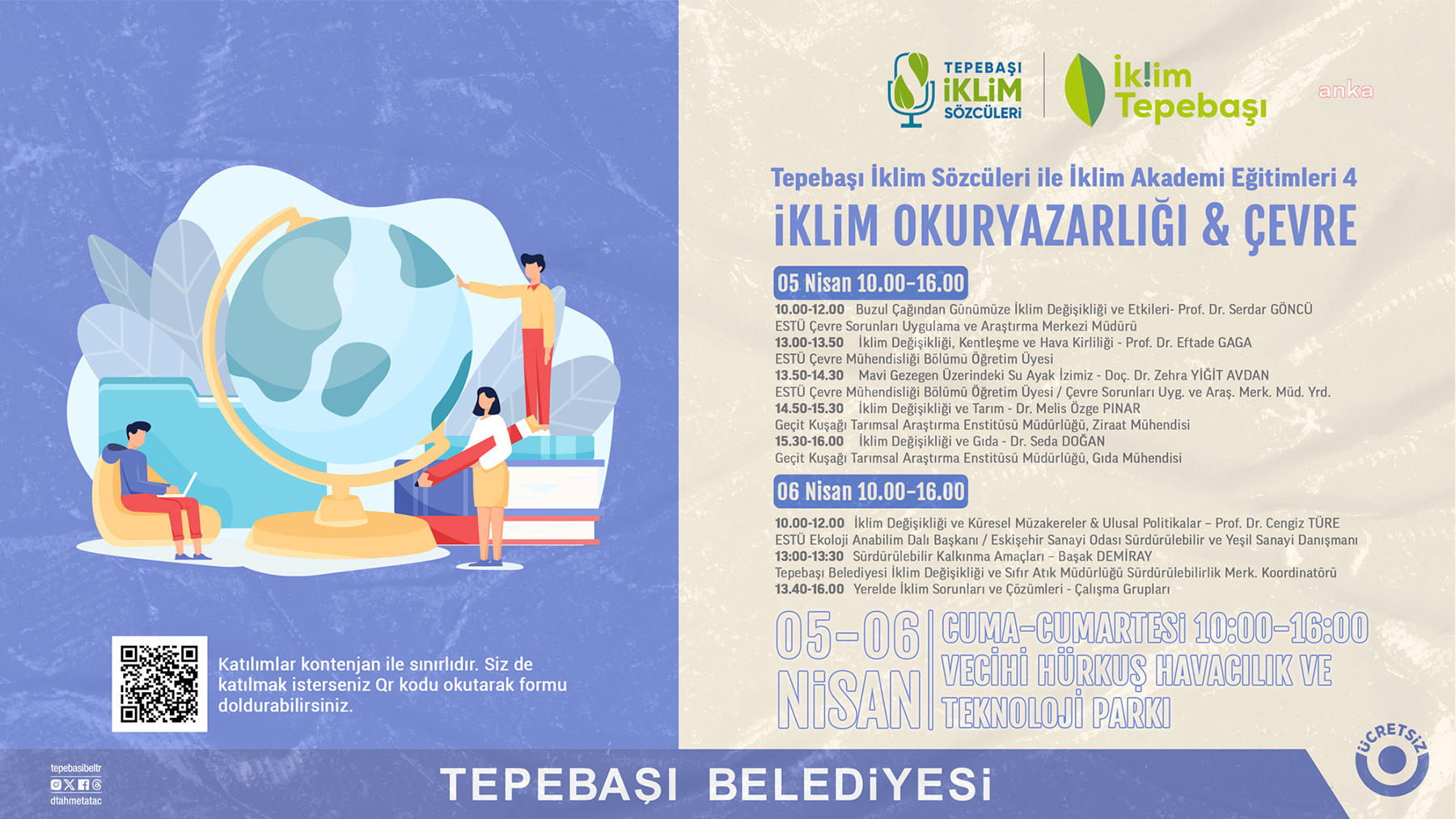 TEPEBAŞI’NDA ‘İKLİM AKADEMİ EĞİTİMLERİ’NİN 4’ÜNCÜSÜ DÜZENLENECEK