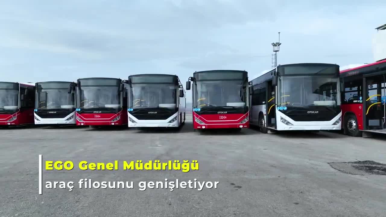 EGO’NUN OTOBÜS FİLOSUNA 16 SOLO TİP OTOBÜS DAHA KATILDI
