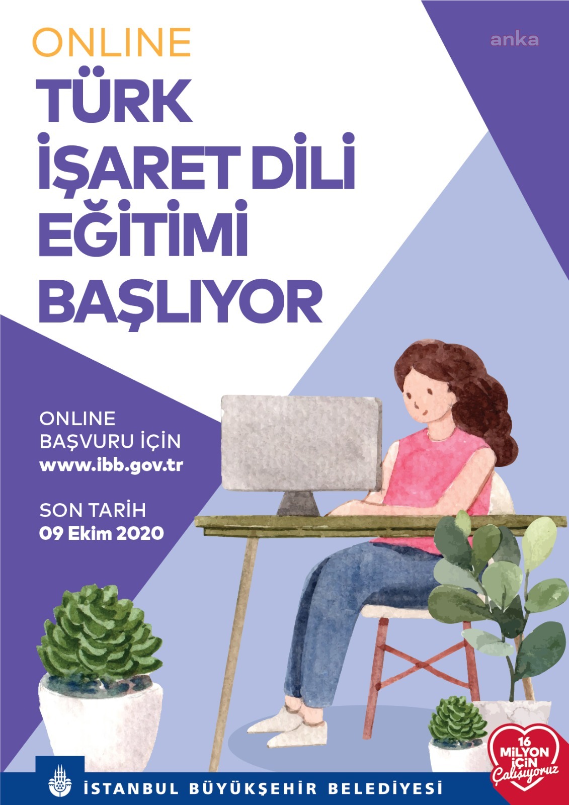 İBB’DEN ONLINE TÜRK İŞARET DİLİ EĞİTİMİ