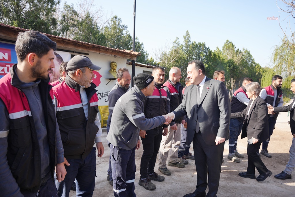 AKHİSAR BELEDİYE BAŞKANI DUTLULU, BELEDİYE ÇALIŞANLARINDAN DA DESTEK İSTEDİ