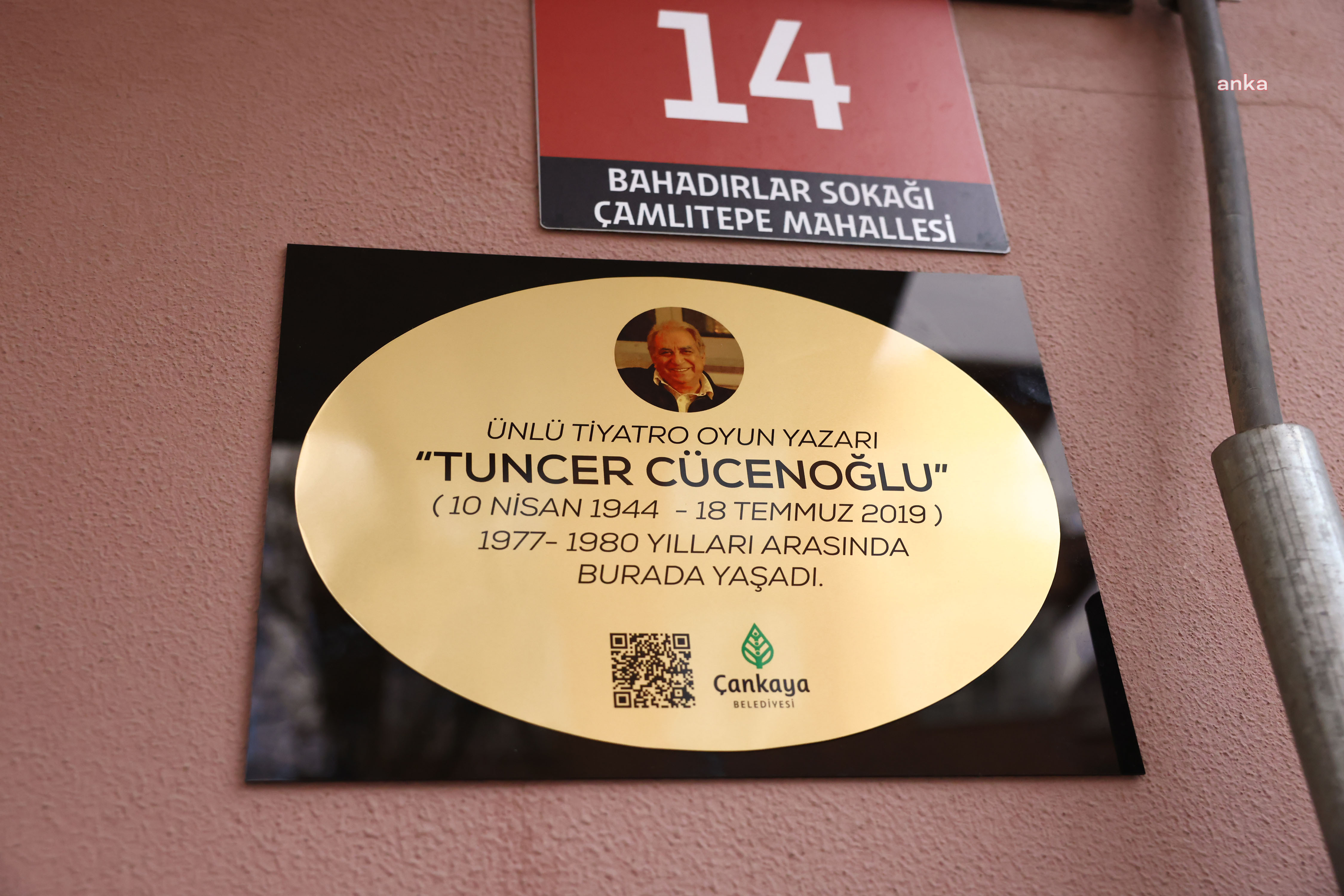 DÜNYACA ÜNLÜ TİYATRO YAZARI CÜCENOĞLU'NUN ADI, ÇANKAYA'DA YAŞIYOR