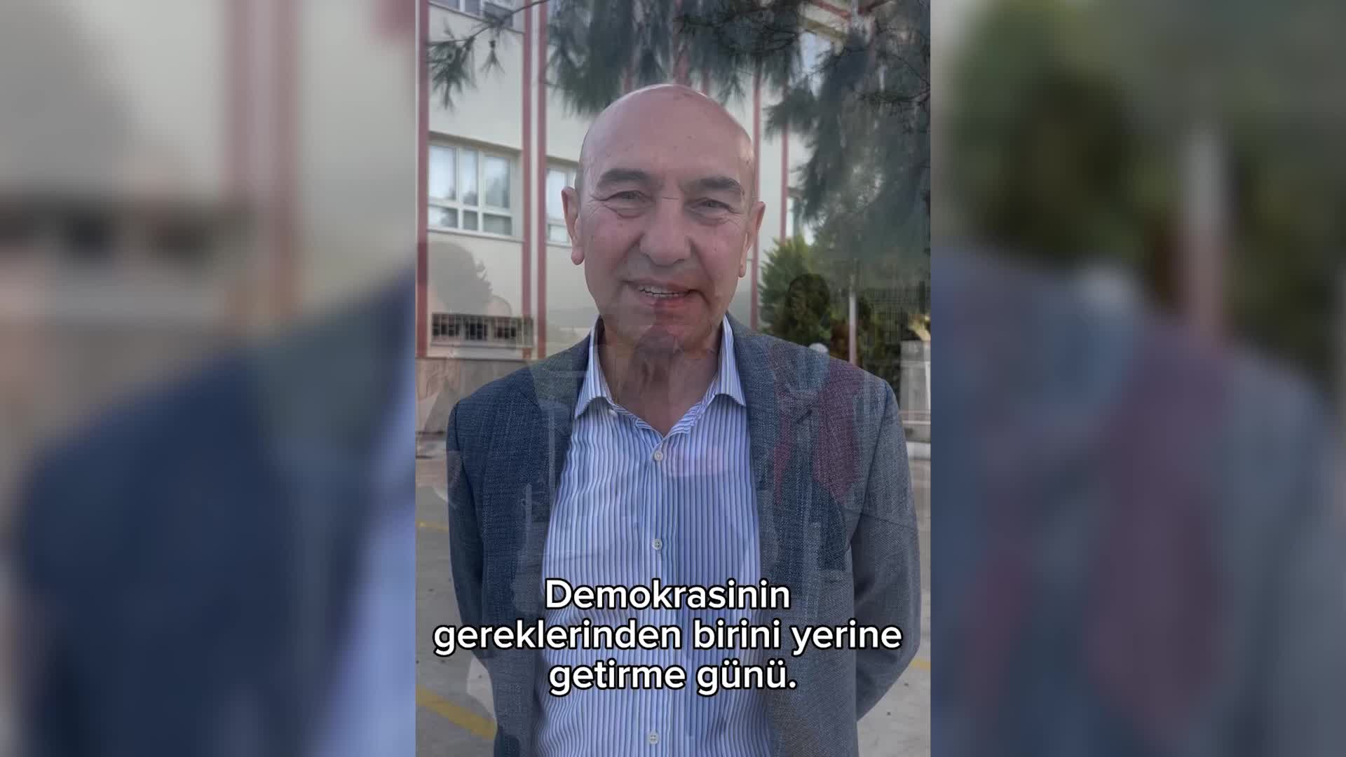 TUNÇ SOYER, OYUNU KULLANDI: “BUGÜN DEMOKRASİ GÜNÜ”