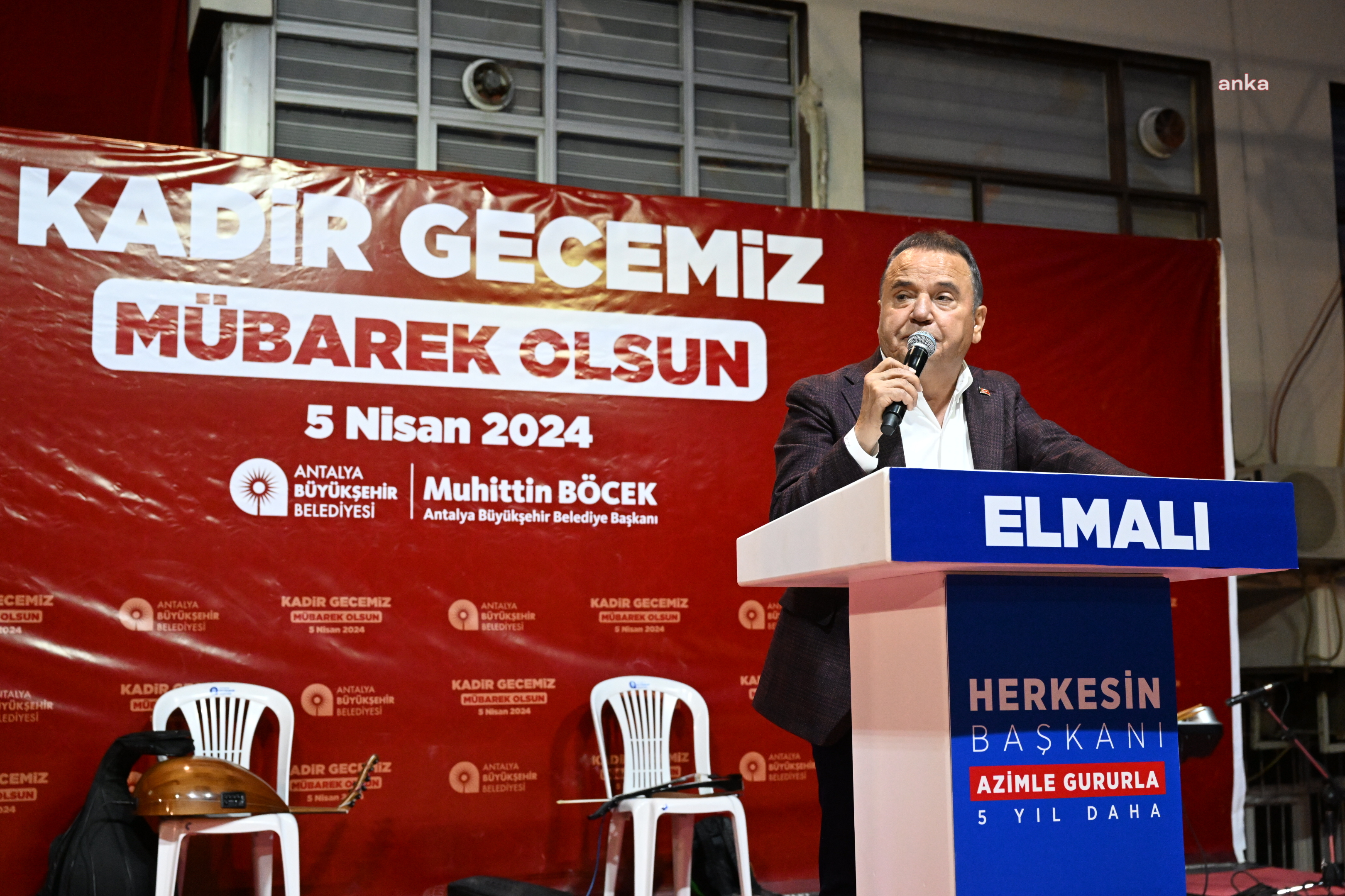 MUHİTTİN BÖCEK, KADİR GECESİ’Nİ ELMALI’DA GEÇİRDİ