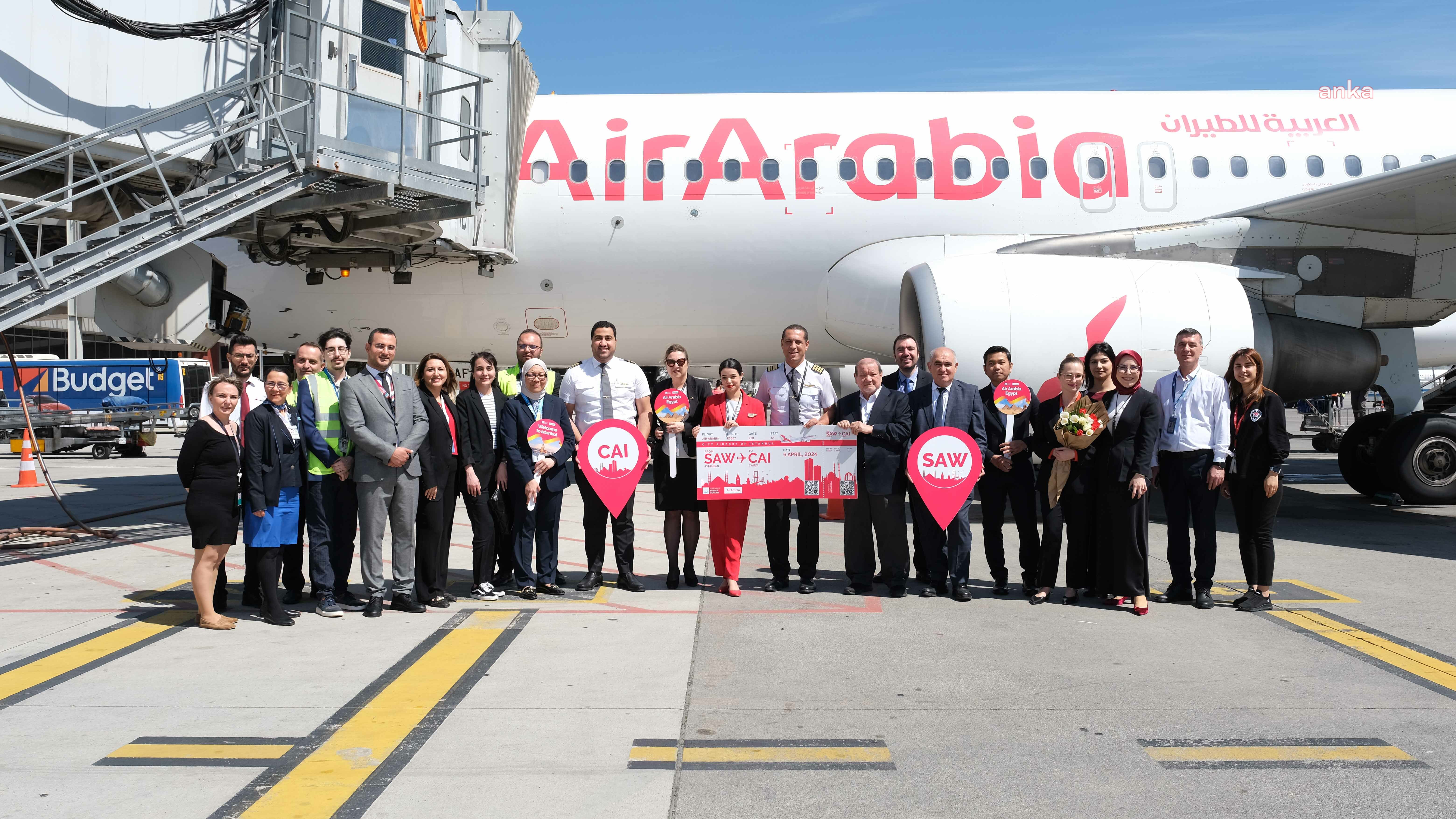 SABİHA GÖKÇEN’DEN AIR ARABIA EGYPT İLE KAHİRE UÇUŞLARI BAŞLADI