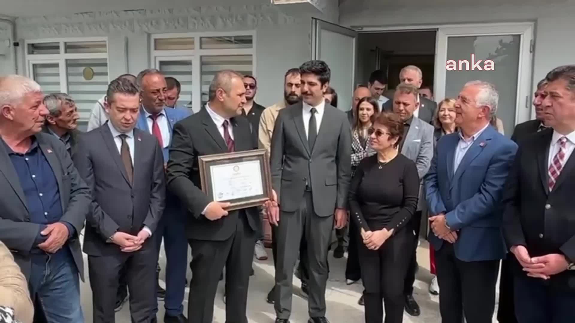 BAYIRKÖY BELEDİYE BAŞKANI AYKUT DİLSİZ MAZBATASINI ALDI