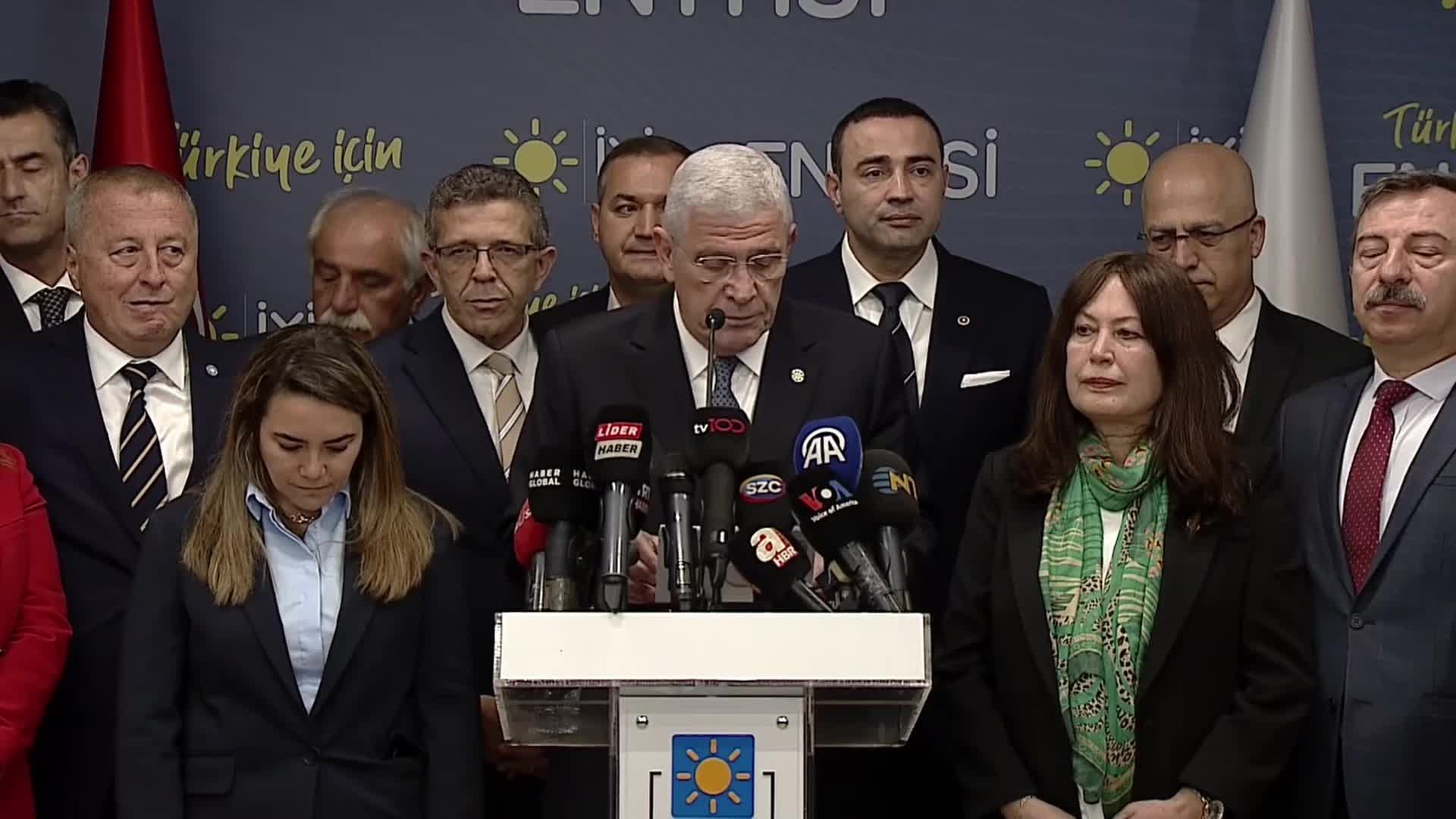 İYİ PARTİ GENEL BAŞKAN ADAYI MÜSAVAT DERVİŞOĞLU: "PARTİMİZ, HAREKETİMİZE BİR 'SON KULLANMA TARİHİ' BELİRLEME HEVESİNDE OLANLARIN HEVESİNİ KURSAĞINDA BIRAKACAK"
