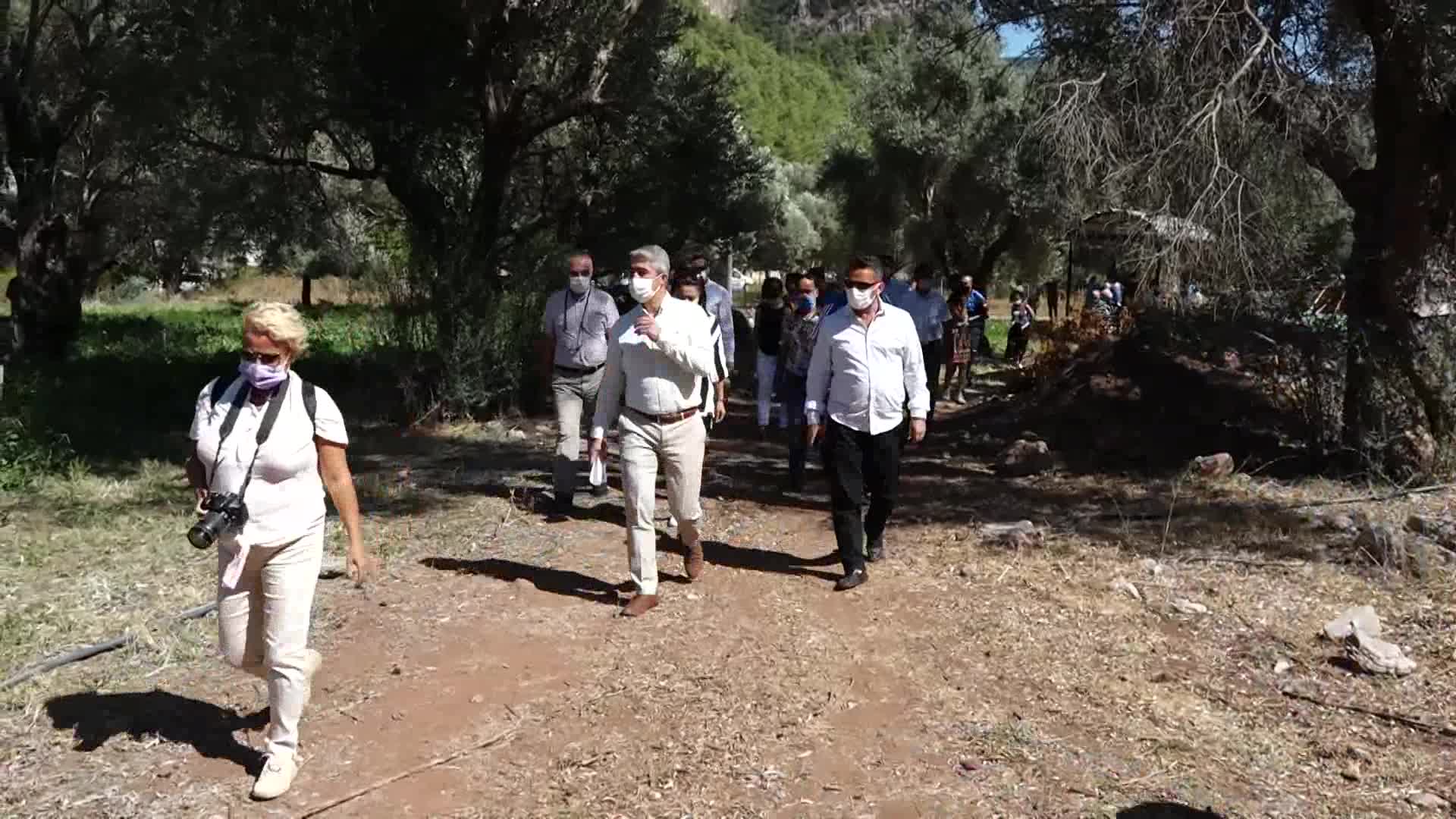 MARMARİS'TE İLK YER FISTIĞI HASADI YAPILDI