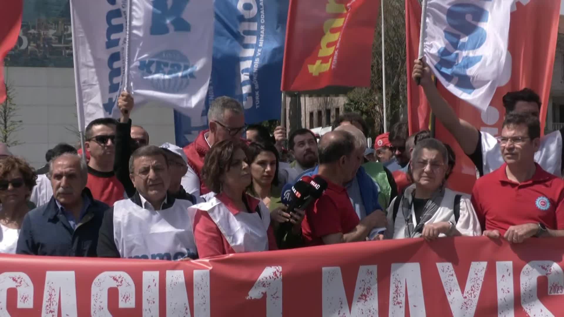 DİSK, KESK, TMMOB, TTB VE TDB'DEN ORTAK AÇIKLAMA: 1 MAYIS'TA TAKSİM'DE OLACAĞIZ