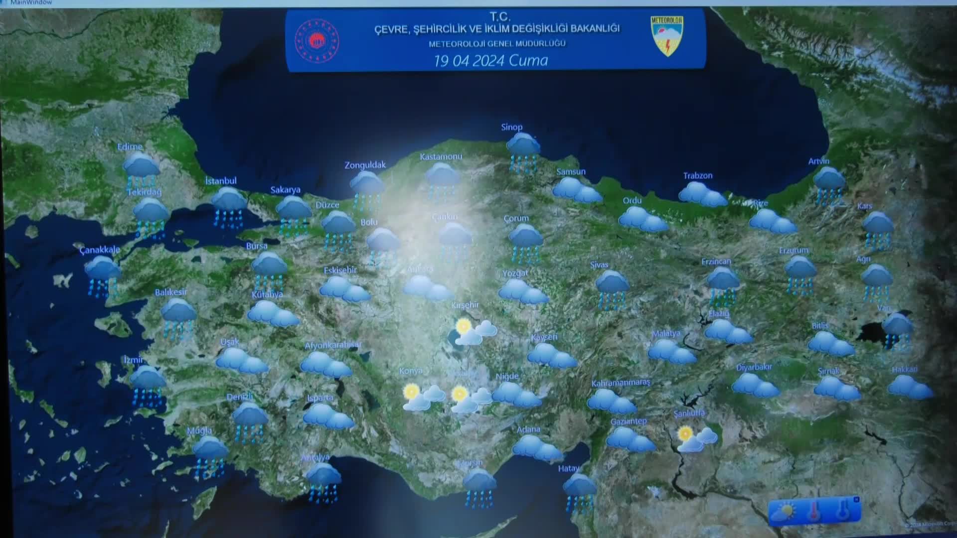 METEOROLOJİ GENEL MÜDÜRLÜĞÜ: "PERŞEMBE GÜNÜNDEN İTİBAREN YURT GENELİNDE YER YER YAĞIŞLAR GÖRÜLECEK"