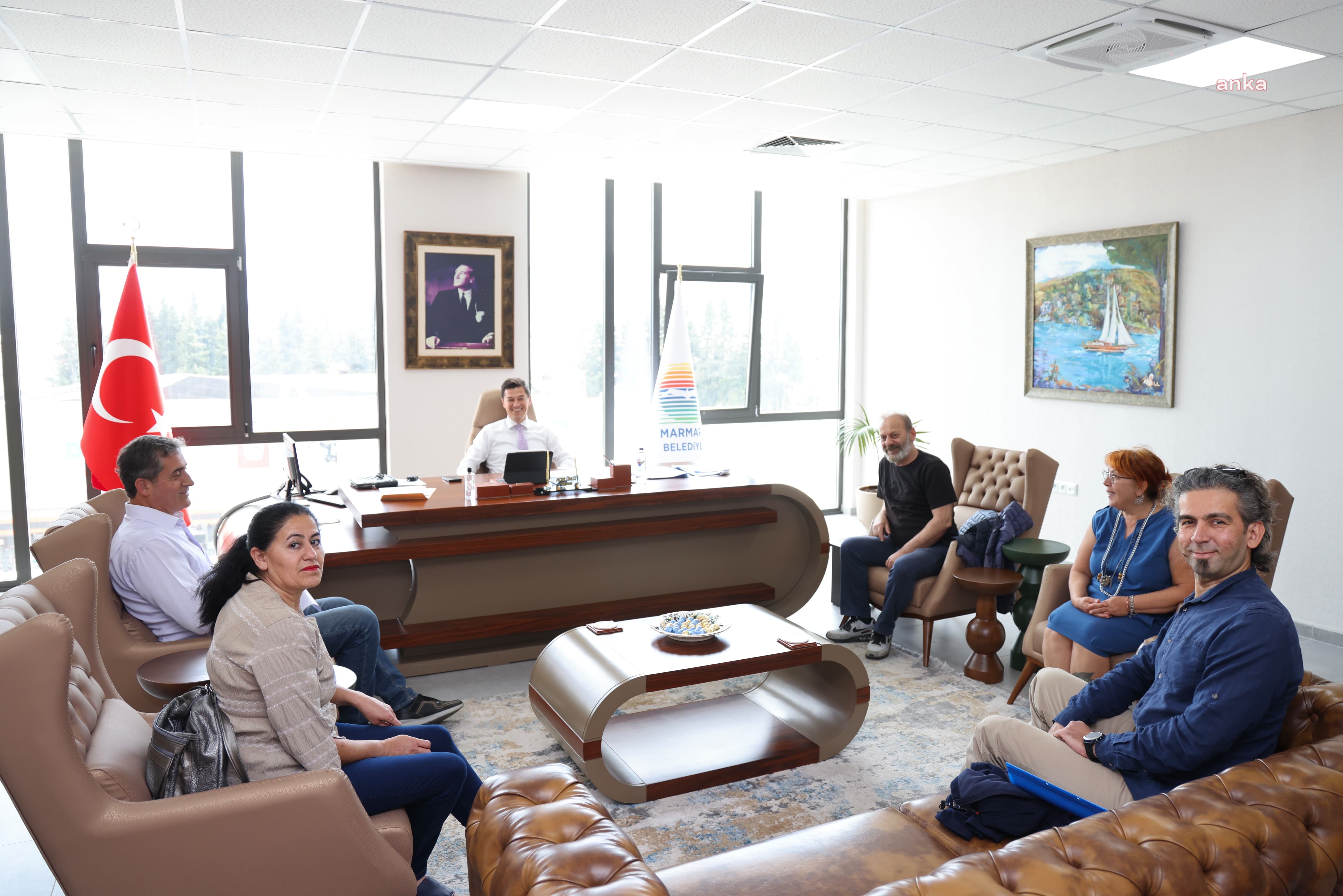 MARMARİS BELEDİYE BAŞKANI ÜNLÜ’YE TEBRİK ZİYARETLERİ DEVAM EDİYOR