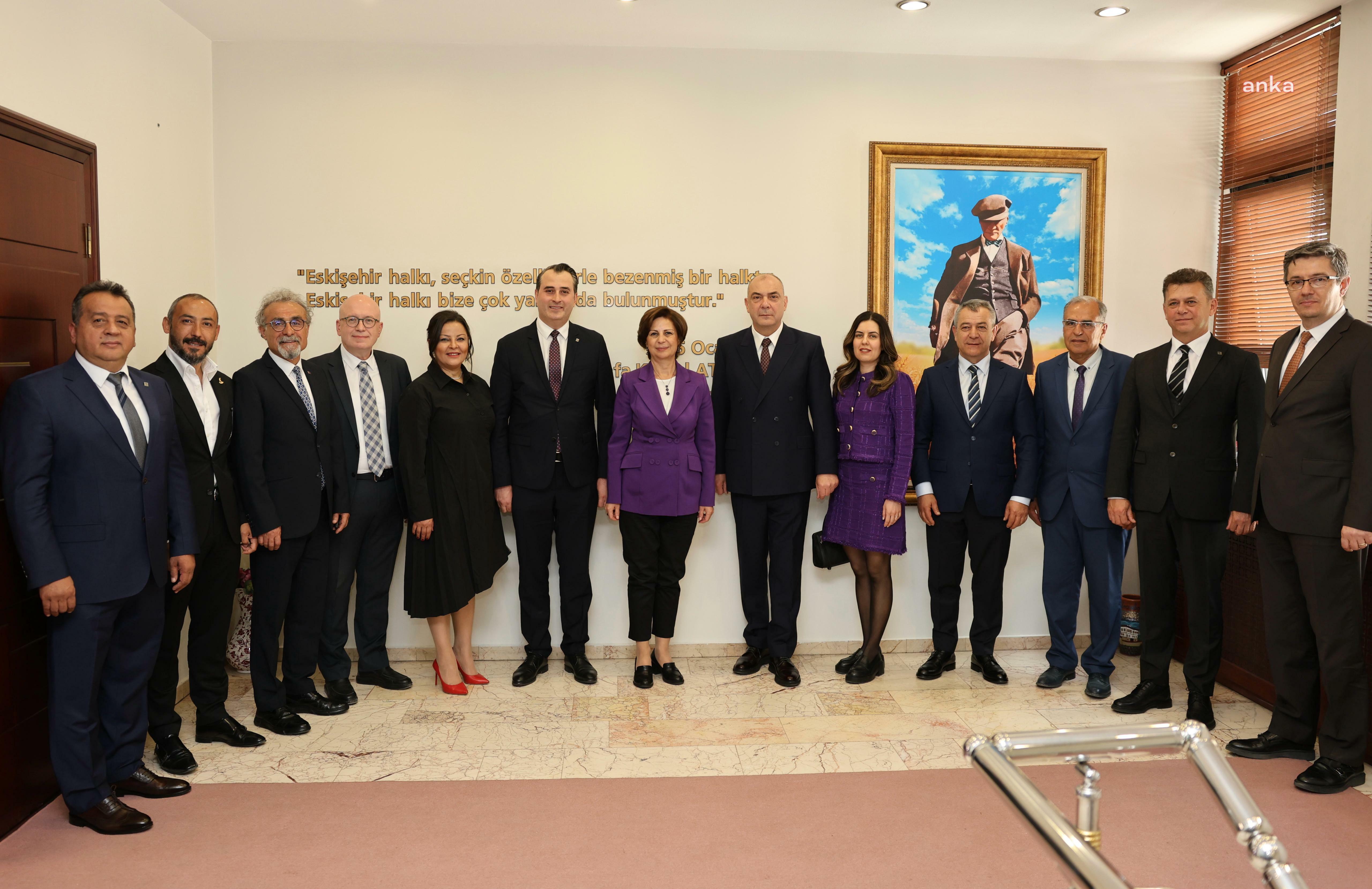 ESKİŞEHİR SANAYİ ODASI’NDAN AYŞE ÜNLÜCE’YE ZİYARET