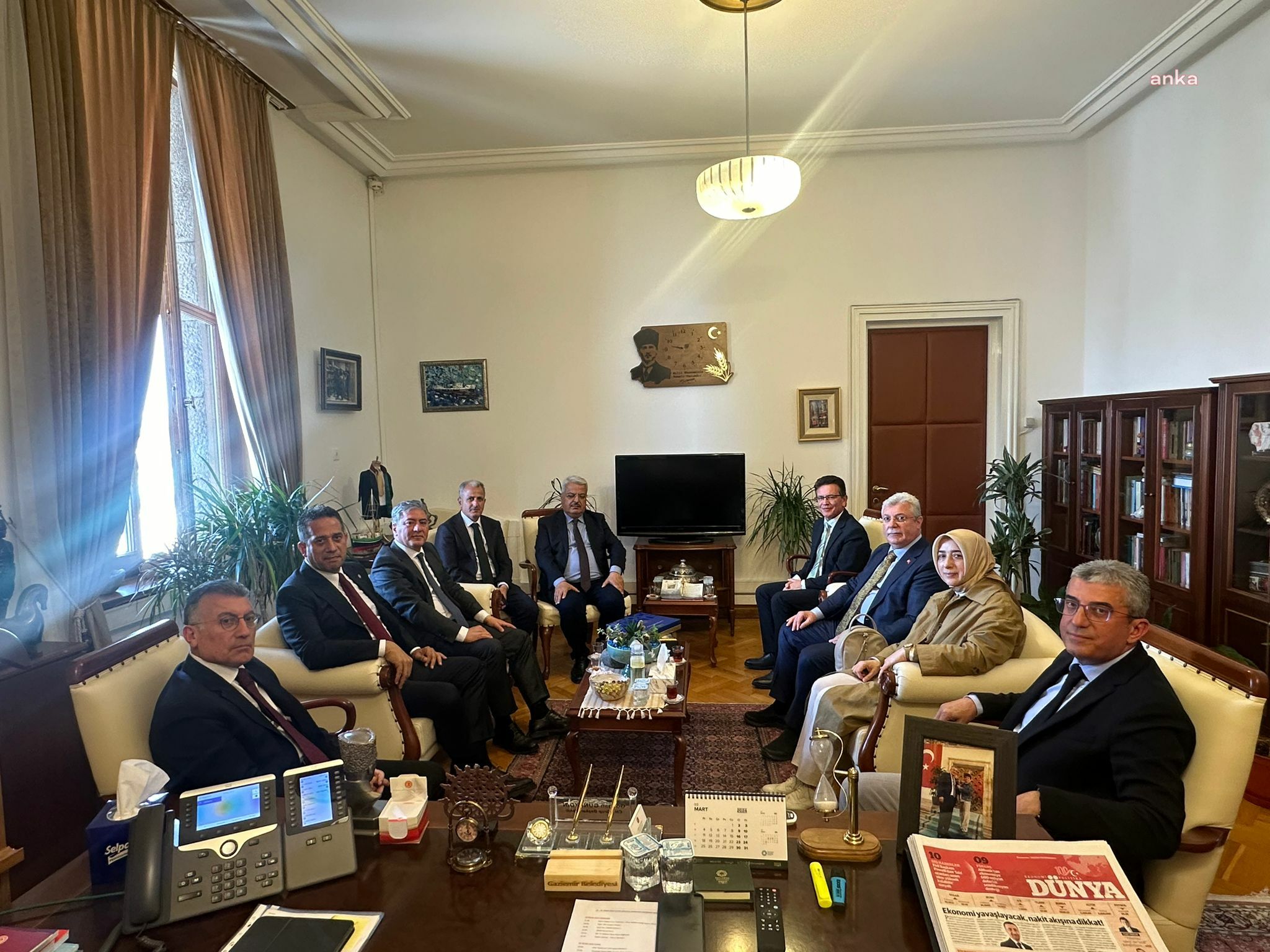 AKP VE MHP GRUPLARINDAN CHP'YE TAZİYE ZİYARETİ