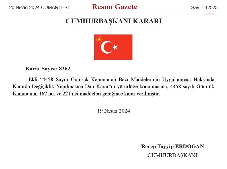 AB'DEN GETİRİLECEK EŞYA VE İLAÇLARDA VERGİ ORANI ARTIRILDI