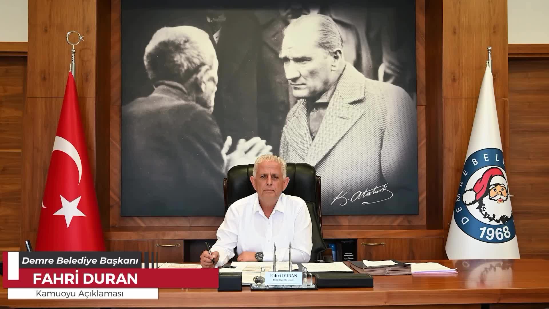 ANTALYA DEMRE BELEDİYESİ'NİN BORÇLARI 108 MİLYON LİRA OLARAK AÇIKLANDI...