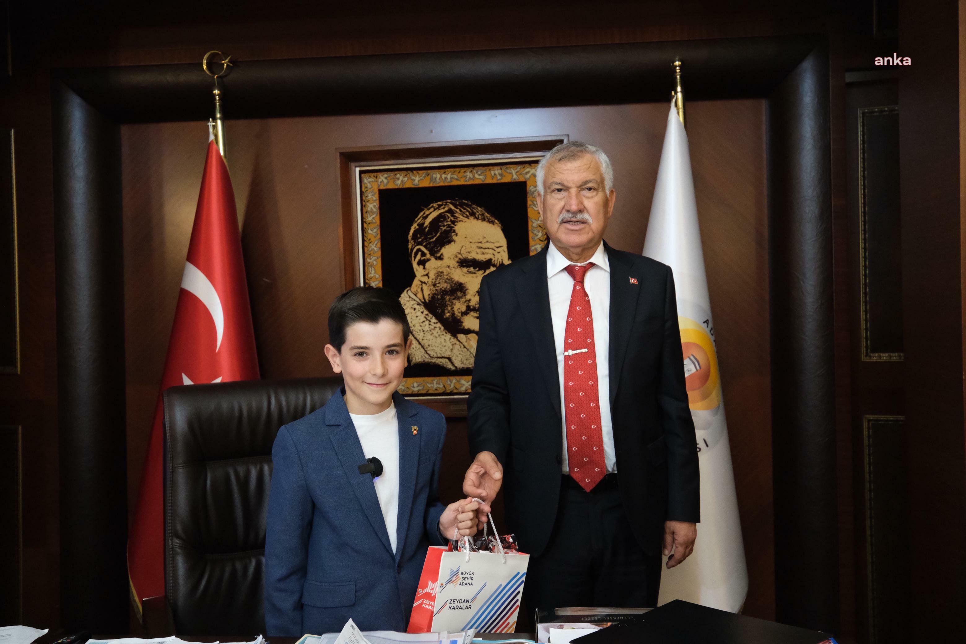 ZEYDAN KARALAR, MAKAMINI İLKOKUL ÖĞRENCİSİ ATA ERGÜL’E DEVRETTİ