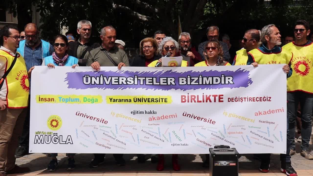 EĞİTİM-SEN MUĞLA ŞUBESİ, ESKİ ENSAR VAKFI MUĞLA ŞUBE BAŞKANI'NIN EĞİTİM FAKÜLTESİ'NE DEKAN OLARAK ATANMASINA TEPKİ GÖSTERDİ
