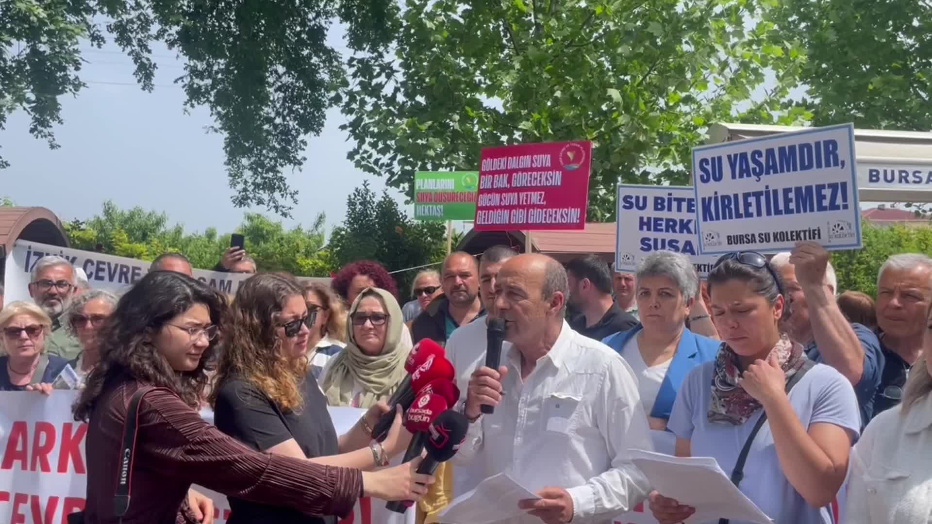 İZNİK HALKINDAN İZNİK GÖLÜ’NE 150 METRE UZAKLIKTA YAPILMASI PLANLANAN TESİSE PROTESTO: "İZNİK İKİNCİ DİLOVASI OLACAK"