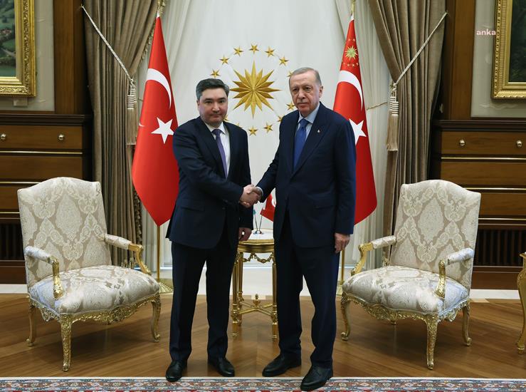CUMHURBAŞKANI ERDOĞAN, KAZAKİSTAN BAŞBAKANI BEKTENOV İLE GÖRÜŞTÜ