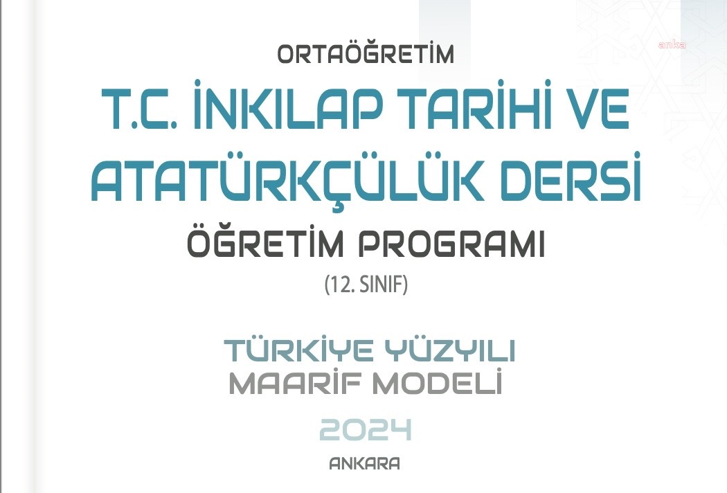 12. SINIF İNKILAP TARİHİ DERS TASLAĞINA “MAVİ VATAN, SIĞINMACI SORUNU, CUMHURBAŞKANLIĞI HÜKÜMET SİSTEMİ” KONULARI EKLENDİ. “ERMENİ SORUNU” İFADESİ “ASILSIZ ERMENİ İDDİALARI” OLARAK DEĞİŞTİRİLDİ
