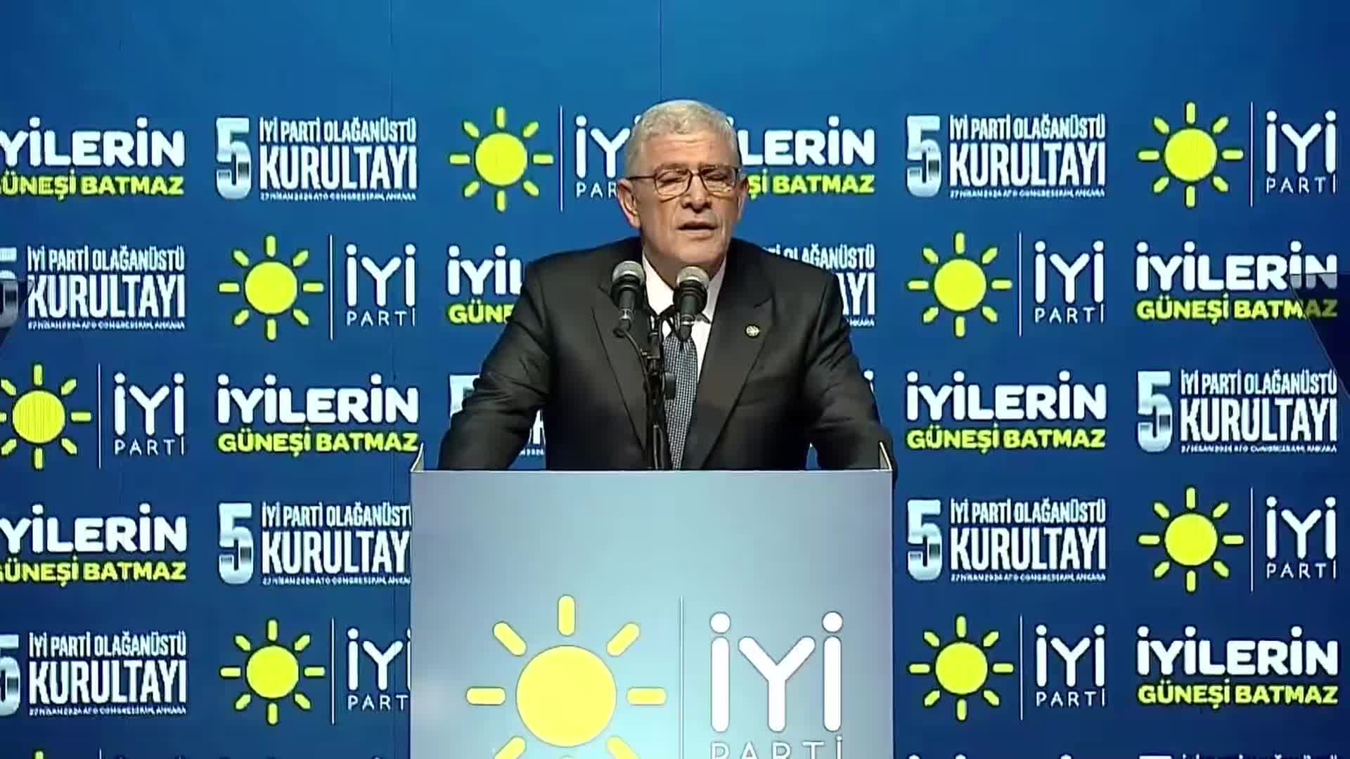 İYİ PARTİ GENEL BAŞKAN ADAYI DERVİŞOĞLU: “SİZLERE YALVARIYORUM. TÜRKİYE’NİN MEYDANLARINDA ERDOĞAN İLE HESAPLAŞMAK İSTİYORUM. BANA O GÜCÜ VERİN”