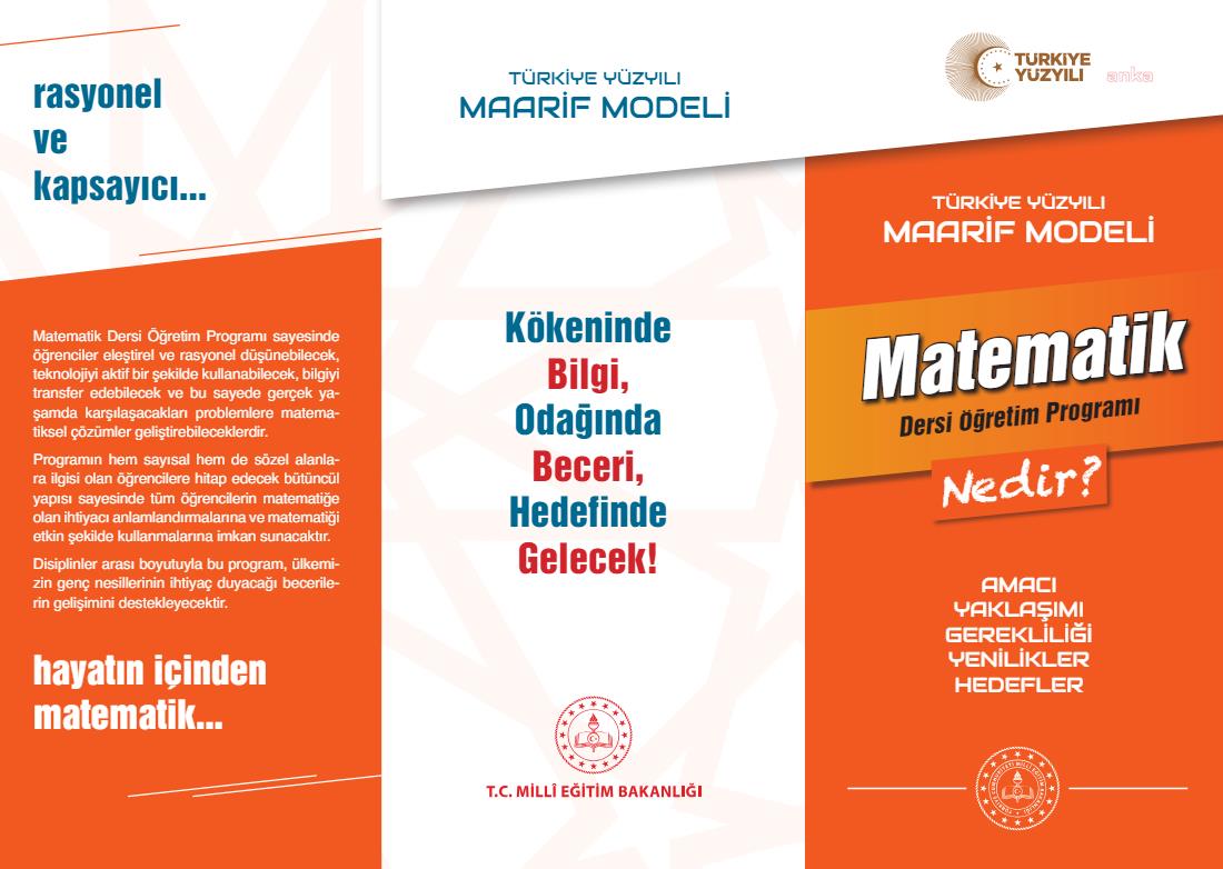 MEB: "YENİ MÜFREDATTA MATEMATİK DERSLERİNDE 'ALGORİTMA-BİLİŞİM' ODAKTA OLACAK"
