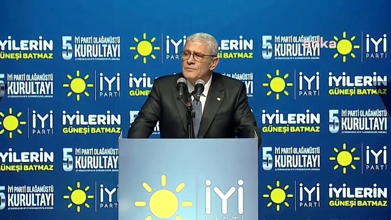 İYİ PARTİ GENEL BAŞKANLIĞI'NA MÜSAVAT DERVİŞOĞLU SEÇİLDİ